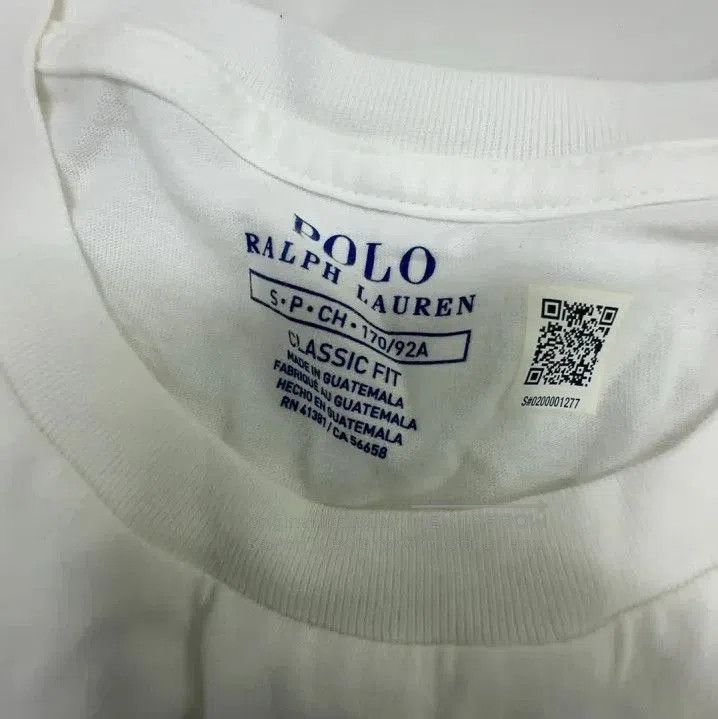 Polo Ralph Lauren Polo Ralph Lauren Logo Embroidered White Short Sleeve T. Size US S / EU 44-46 / 1 - 4 Thumbnail