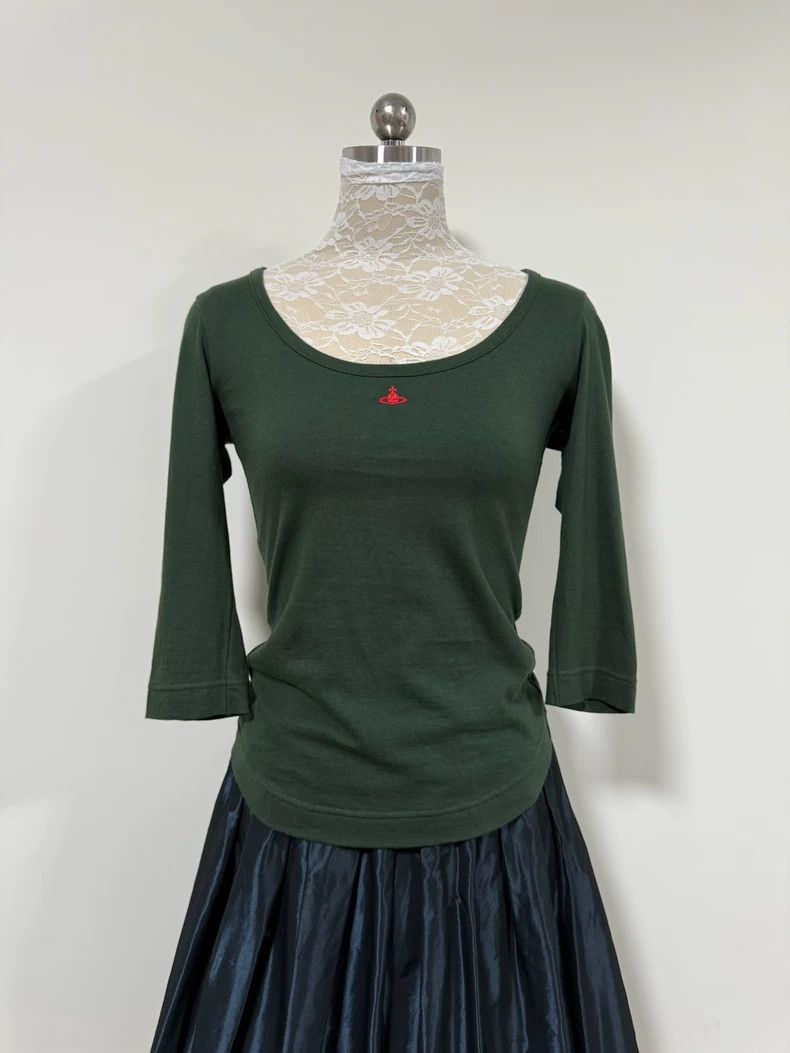 Vivienne Westwood Vivienne Westwood size2 Green red embroidery orb seven-eigh Size M / US 6-8 / IT 42-44 - 1 Thumbnail