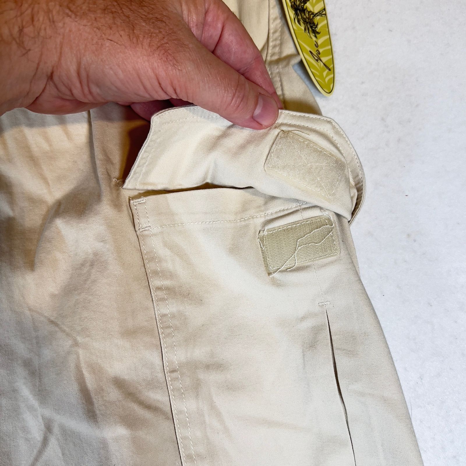 Other Joe Marlin Cargo Shorts Mens 3X Stone Color Pockets NEW!! Size US 44 / EU 60 - 6 Thumbnail