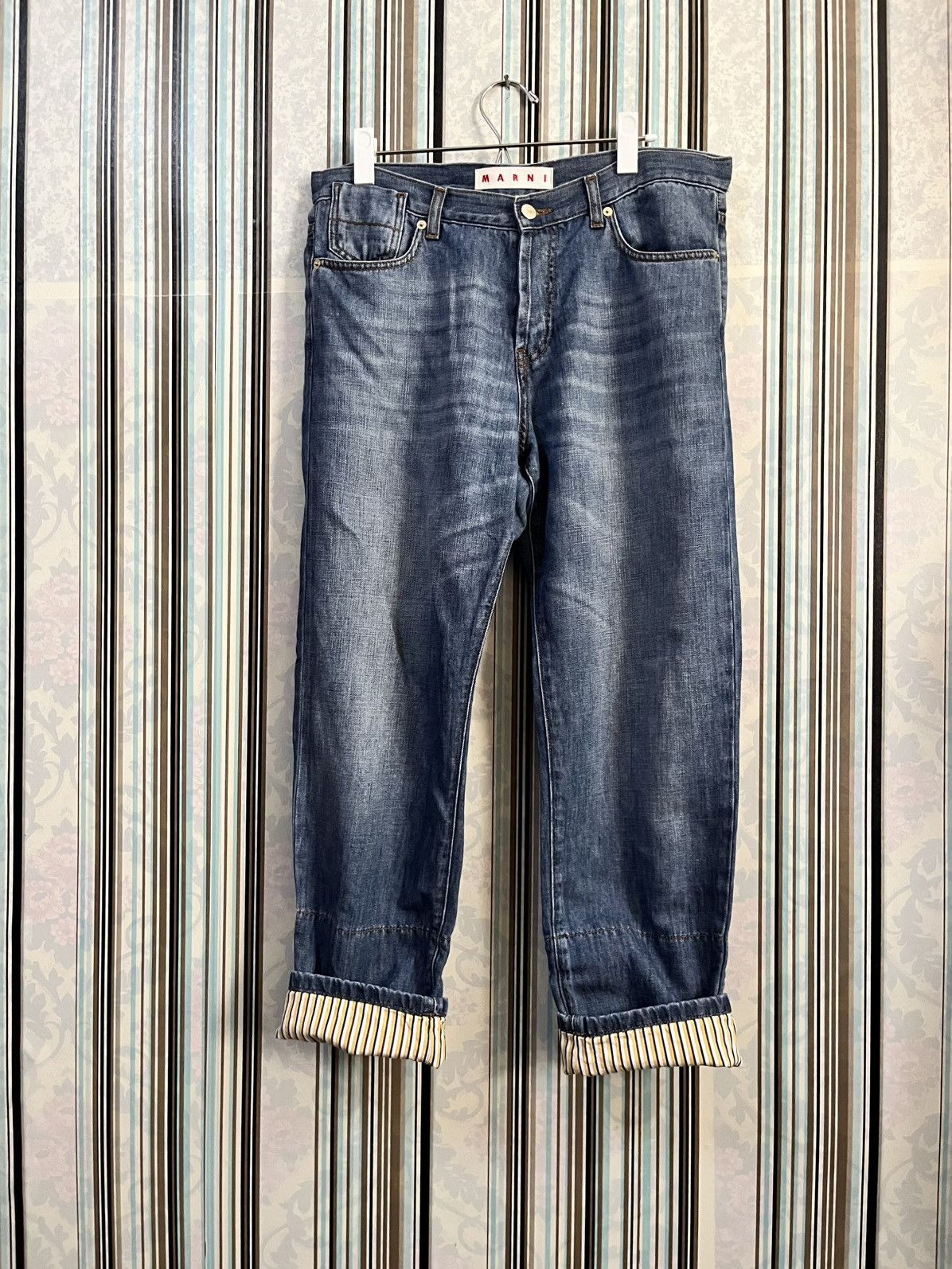 Marni 2000s MARNI commessa crop jeans #H1 Size US 32 / EU 48 - 1 Thumbnail