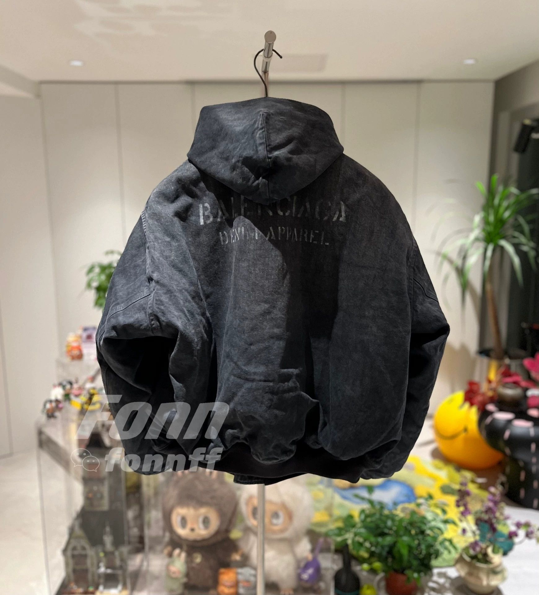 Balenciaga Balenciaga Denim Bomber Jacket (In Stock) Size US S / EU 44-46 / 1 - 2 Thumbnail