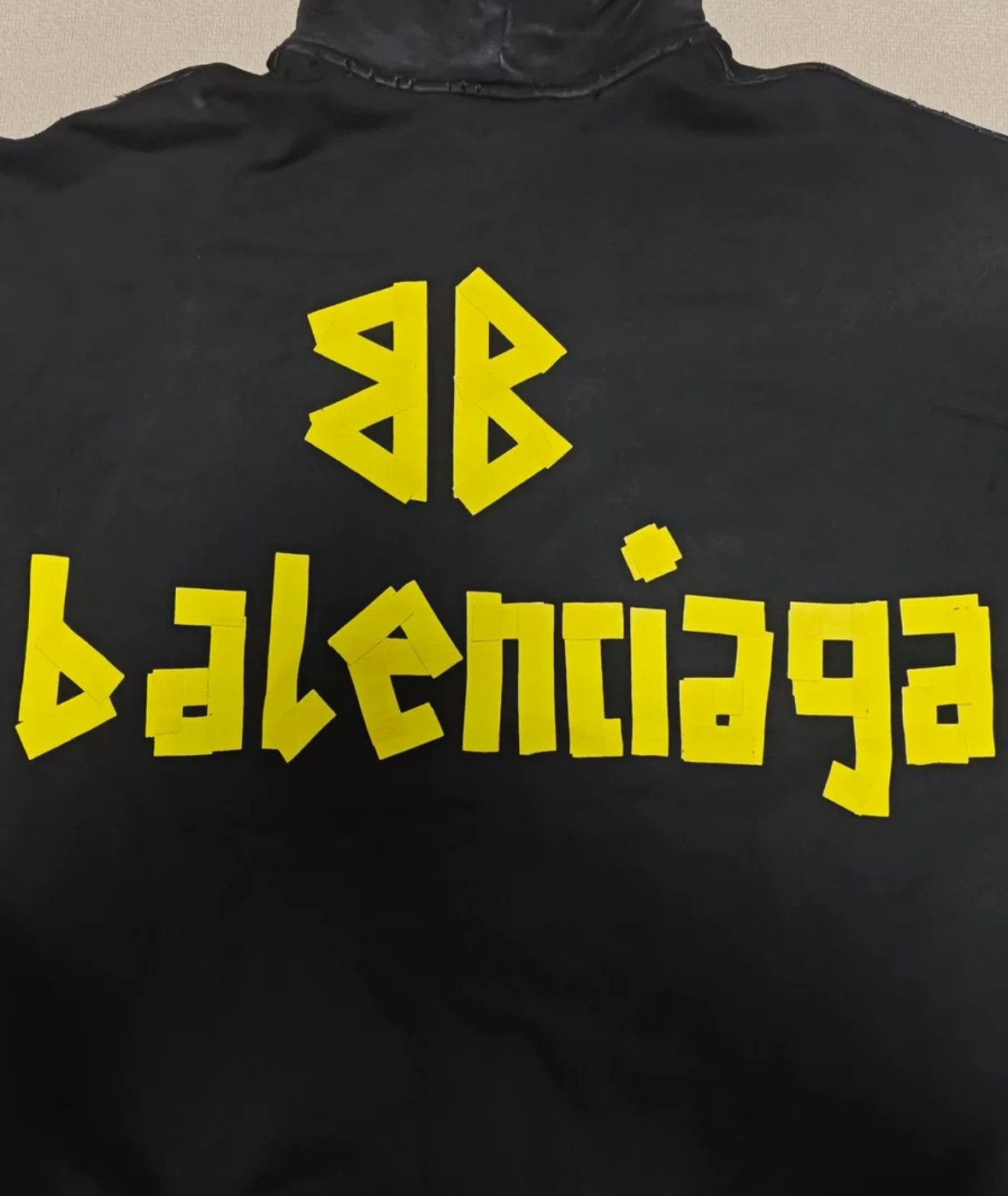 Balenciaga Balenciaga 23SS adhesive tape TAPE paper hoodie Size US M / EU 48-50 / 2 - 4 Thumbnail