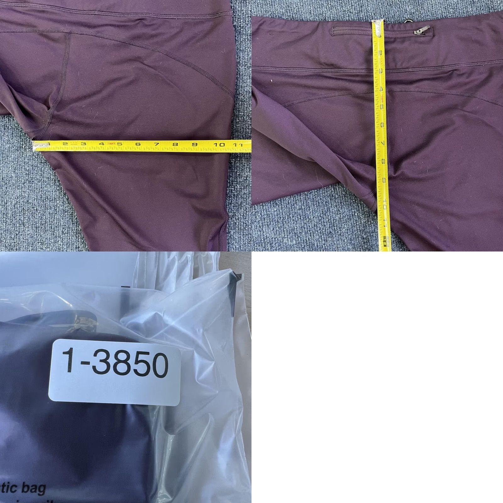 Nike Nike Leggings Womens Medium Purple Dri-FIT Capri Running Yoga Stretch Athletic Size 32" / US 10 / IT 46 - 8 Thumbnail