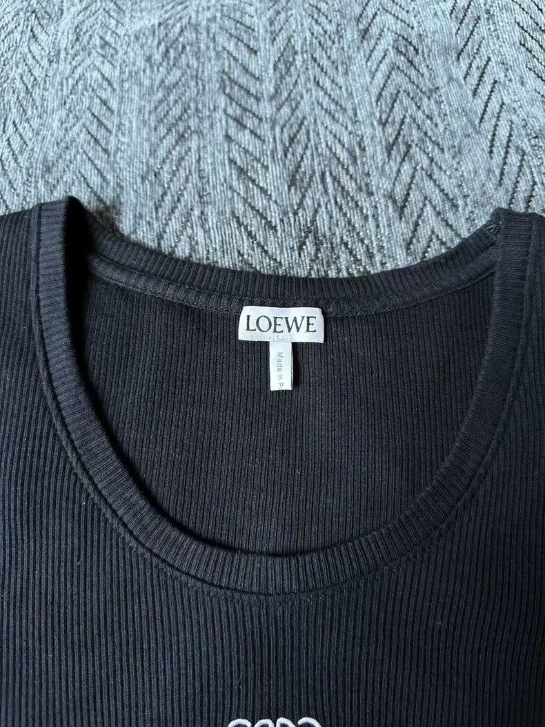 Loewe LOEWE Black embroidered vest Size S / US 4 / IT 40 - 3 Thumbnail