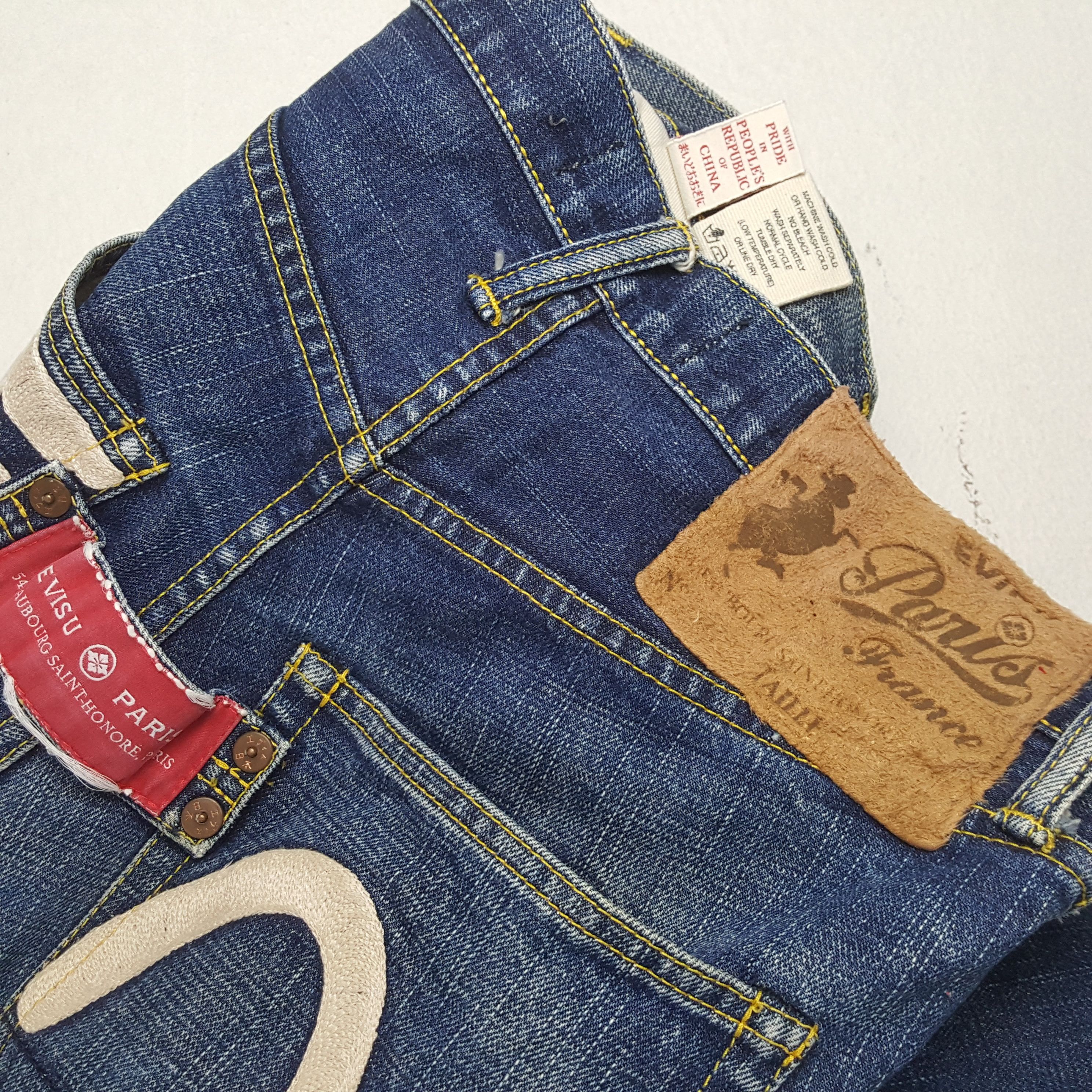 Evisu × Japanese Brand × Vintage Vintage EVISU Japanese Brand Daicock Custom Style Jeans Size US 28 / EU 44 - 15 Thumbnail