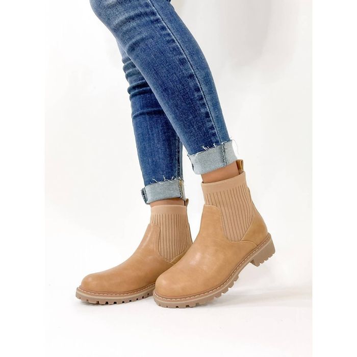 Corkys Cabin Fever Chunky Bootie in Tobacco