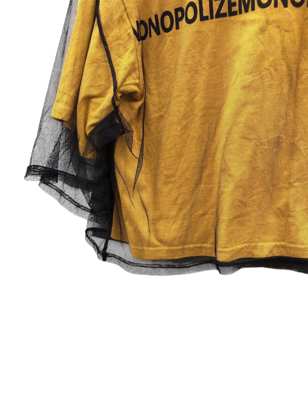 Japanese Brand Mono Polize Lace Transparent Boxy Cropped Shirt Size US M / EU 48-50 / 2 - 9 Thumbnail
