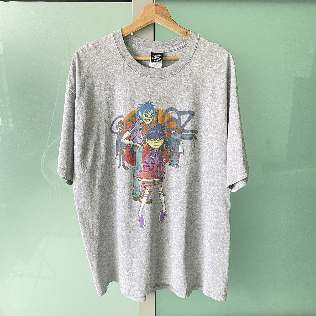 Band Tees Vintage Y2K Gorillaz UK Band ERD GRUNGE RAP ELECTRONIC TEE Size US XL / EU 56 / 4 - 1 Thumbnail