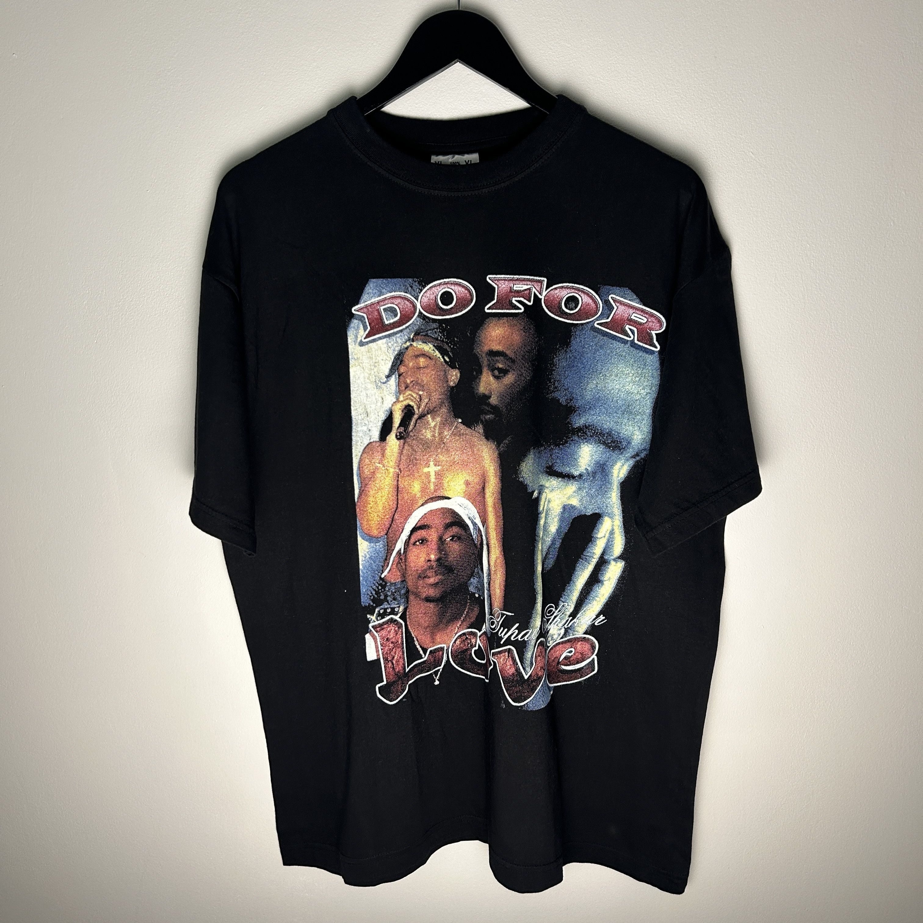 Rap Tees Vintage 2Pac Do For Love Rap Tee 90’s T-shirt Size US XL / EU 56 / 4 - 1 Thumbnail