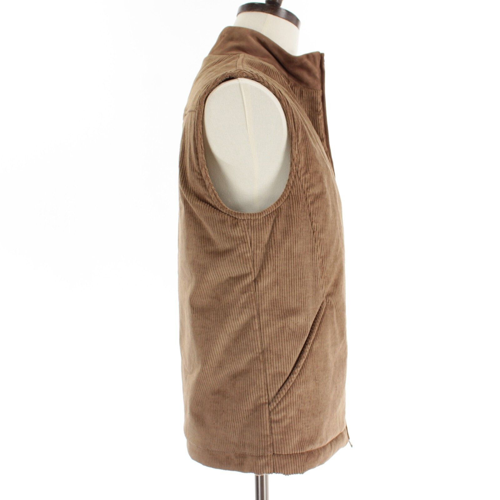 Luciano Barbera Luciano Barbera Vest Size M US In Brown Cotton Blend Size US M / EU 48-50 / 2 - 3 Thumbnail