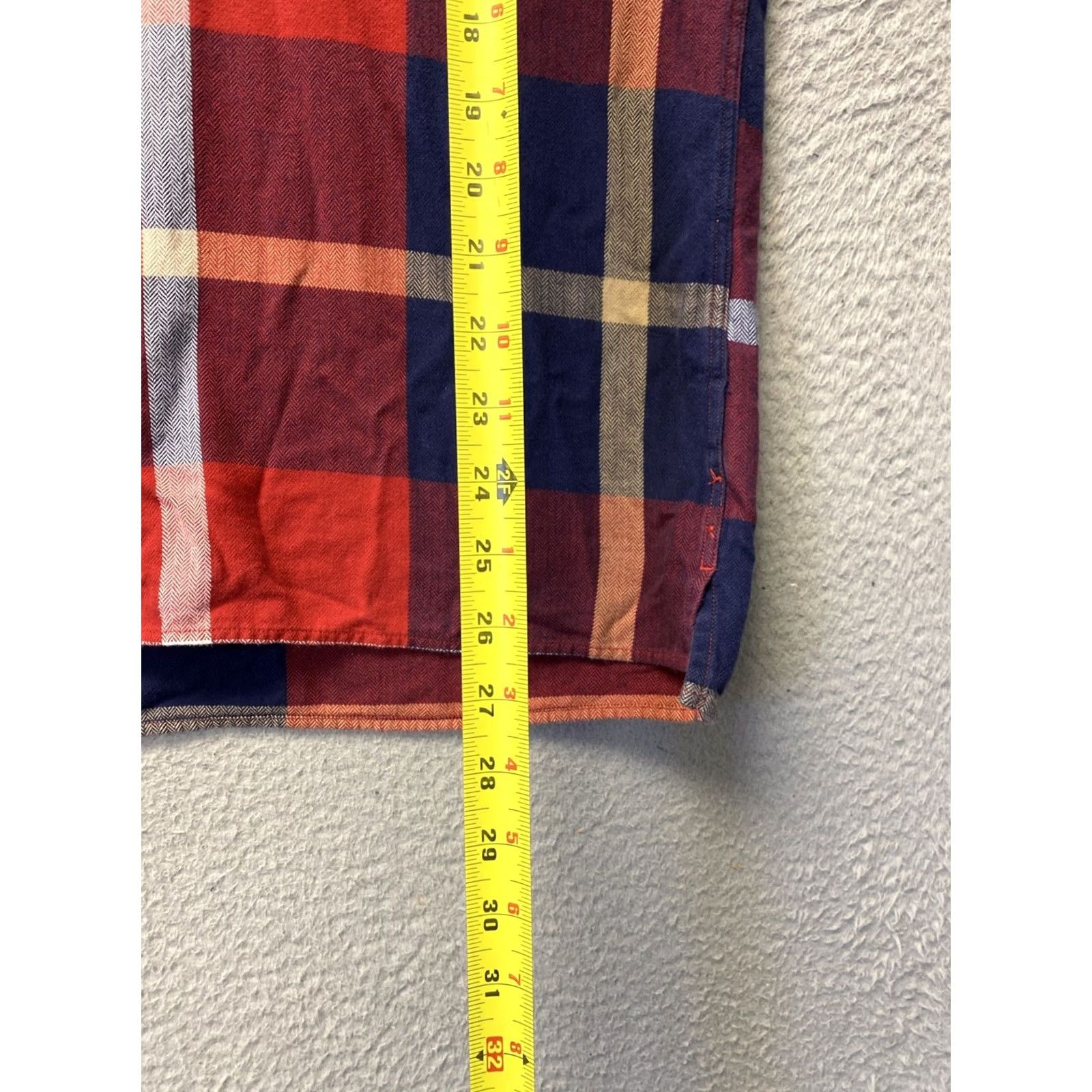 J.Crew J.CREW New York Plaid Shirt Mens S Red Long Sleeve Button-Up Half Button Cotton Shirt Size US S / EU 44-46 / 1 - 6 Thumbnail