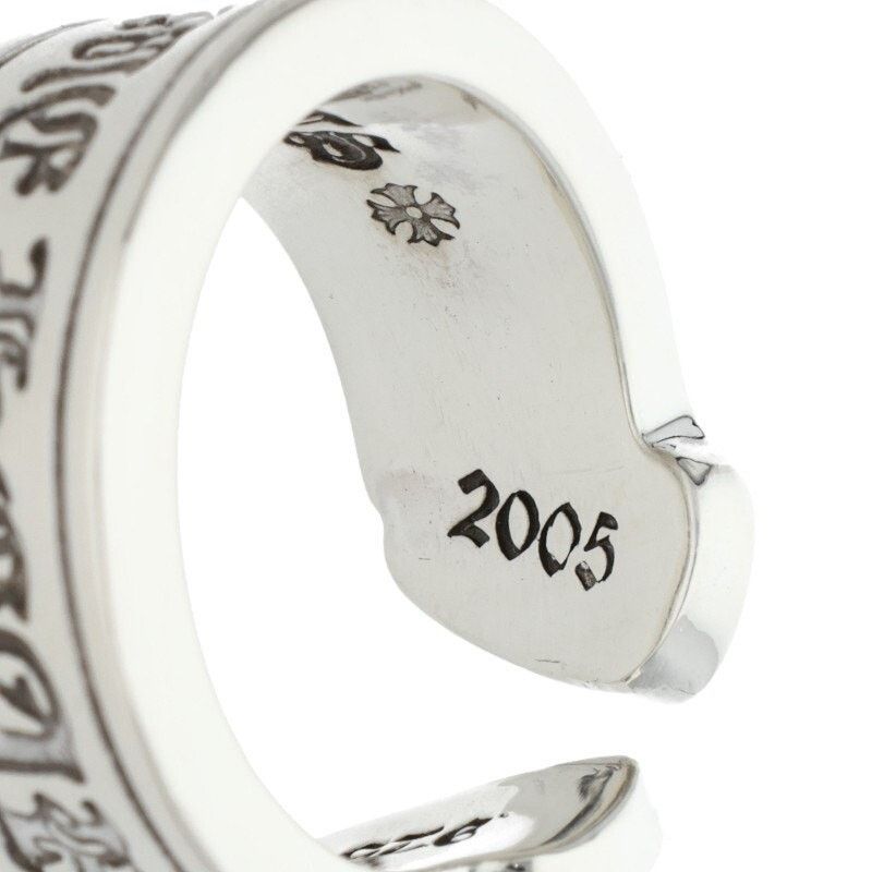 Chrome Hearts Chrome Hearts Large Scroll Label Silver Ring Size ONE SIZE - 4 Thumbnail