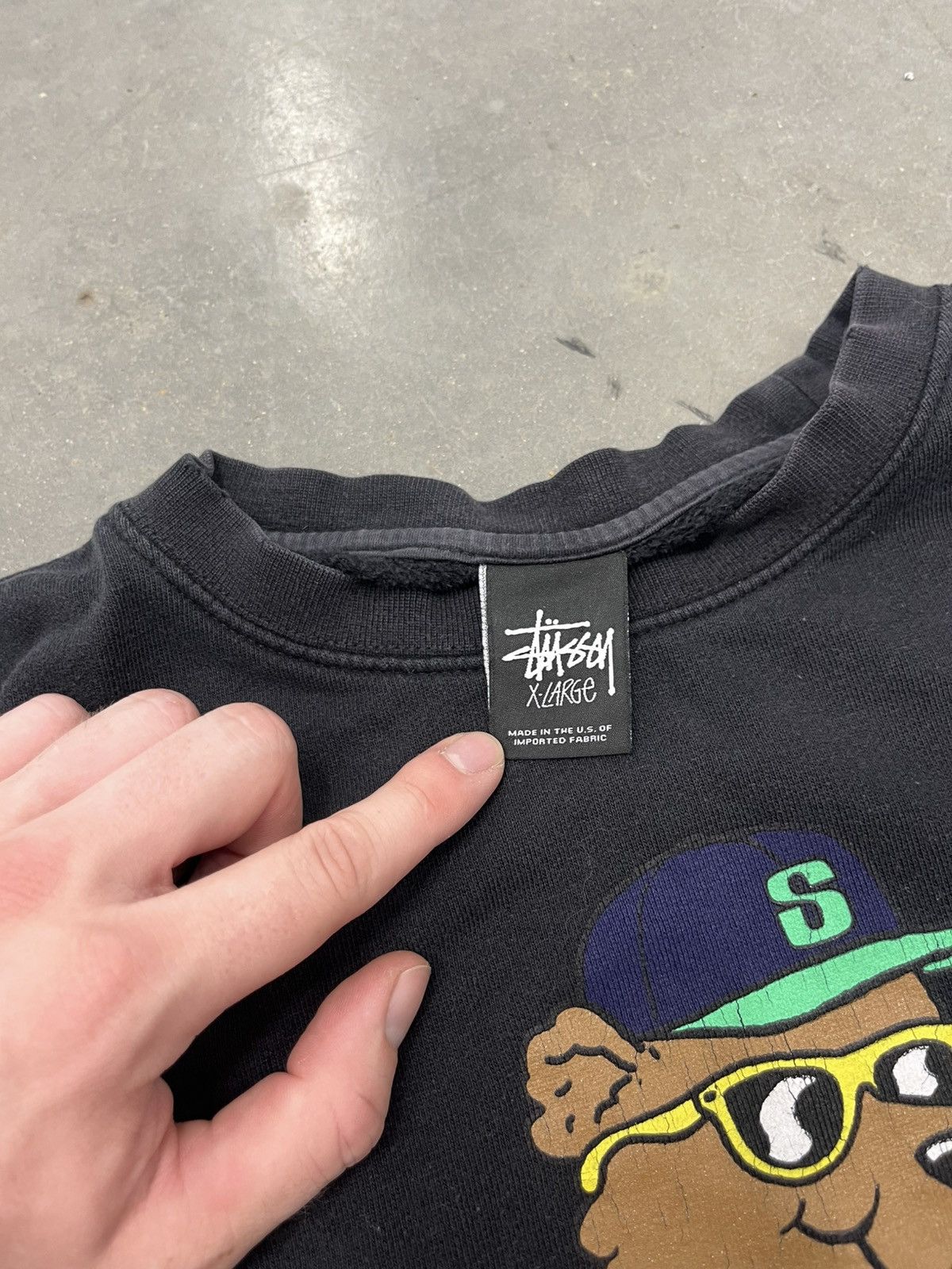 Stussy Stussy bear crewneck Size US L / EU 52-54 / 3 - 3 Thumbnail