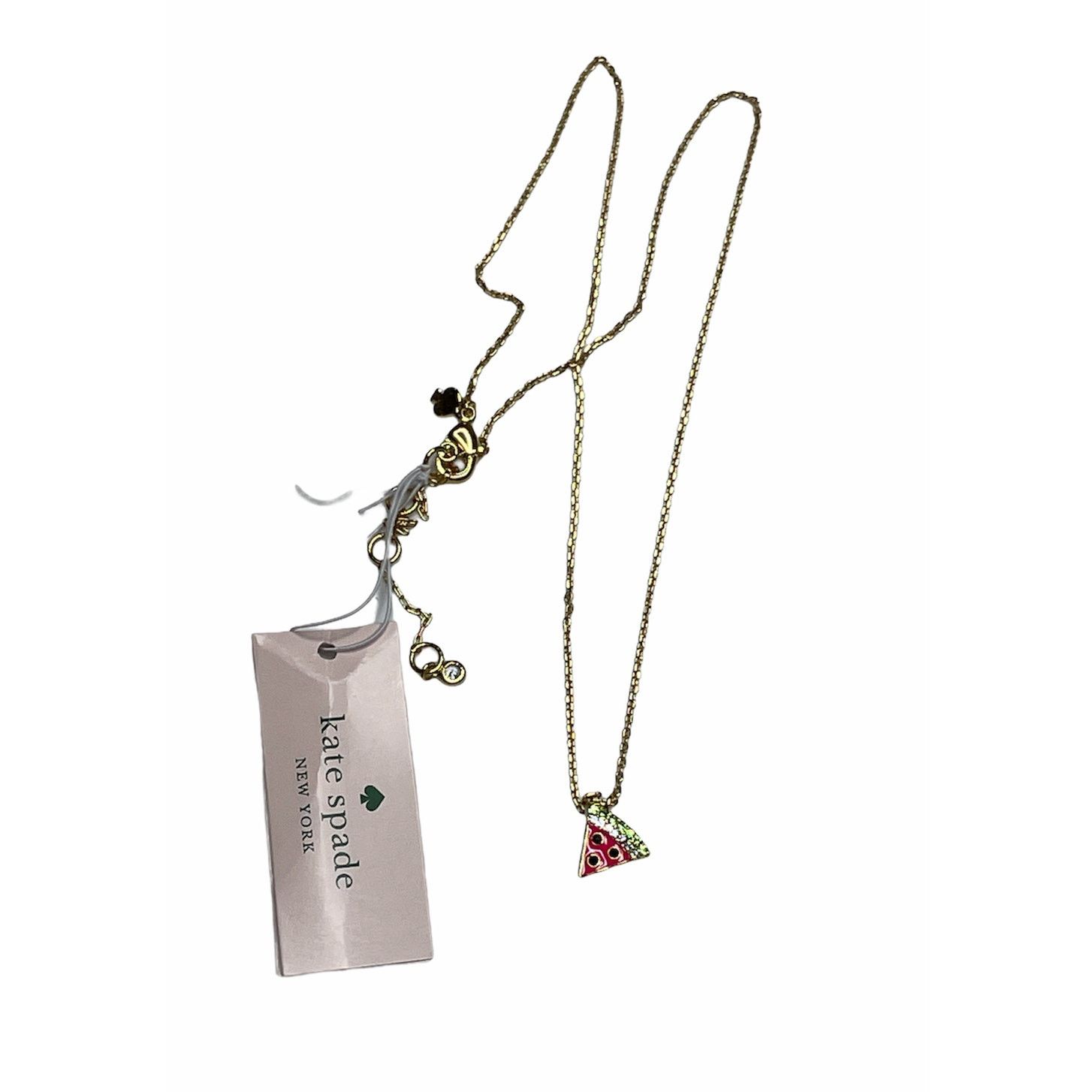 Kate Spade Kate Spade Picnic Perfect Watermelon Mini Pendant Necklace Size ONE SIZE - 1 Thumbnail