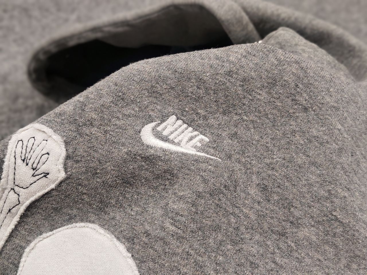 Nike Nike skeleton Logo vintage Rare reworked Zip Hoodie Y2K Size US L / EU 52-54 / 3 - 14 Thumbnail