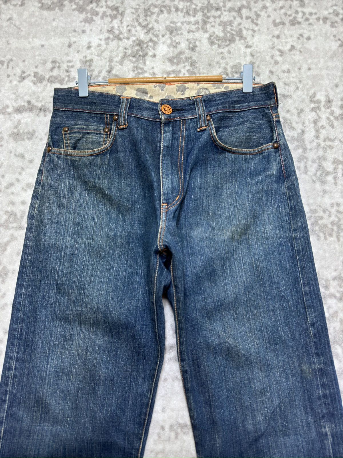 Hysteric Glamour Vintage Mr. Greedy Daicock Distressed Graphic Denim Jeans Size US 30 / EU 46 - 3 Thumbnail