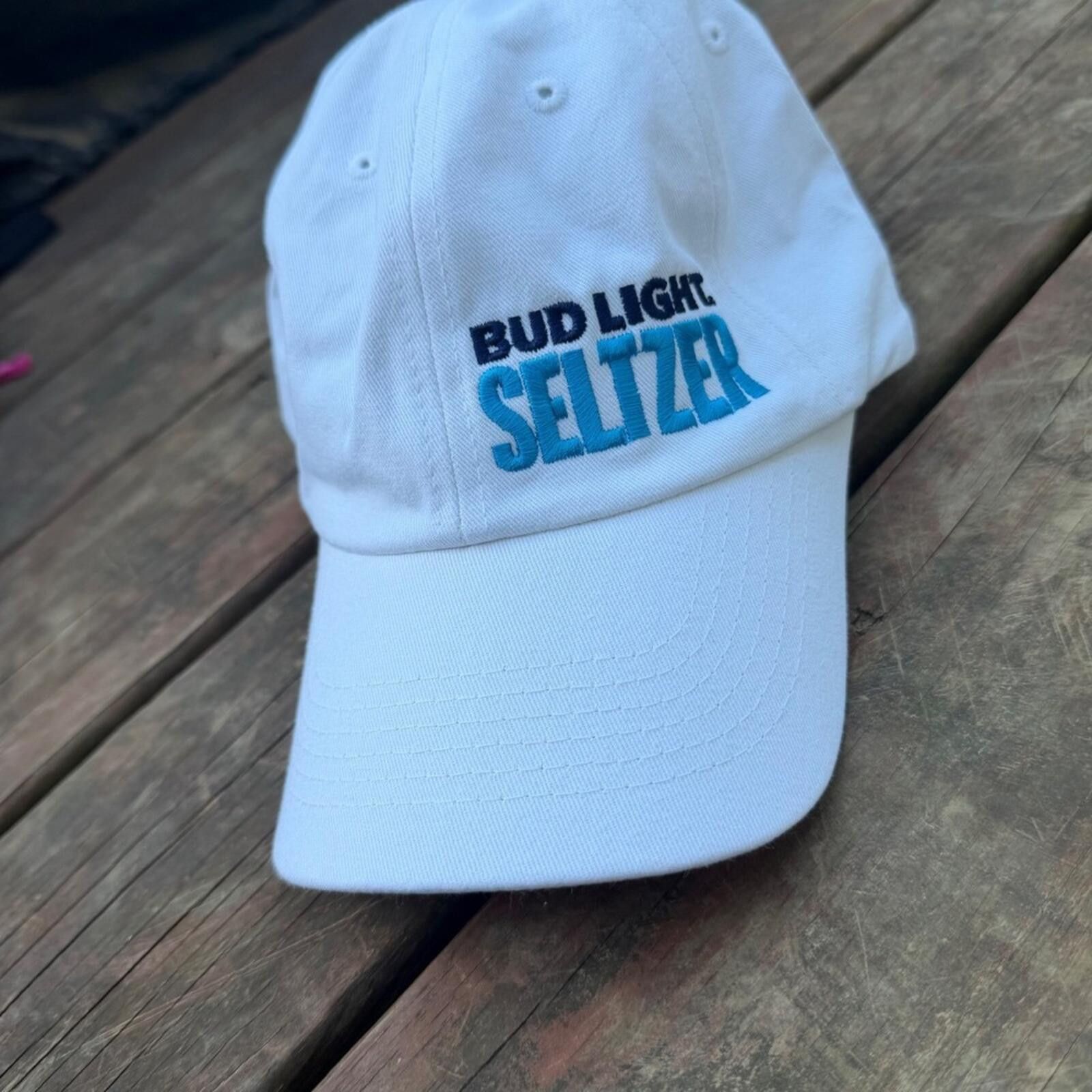 Other Bud Light Seltzer Hat White Embroidered Logo Adjustable Size ONE SIZE - 2 Thumbnail