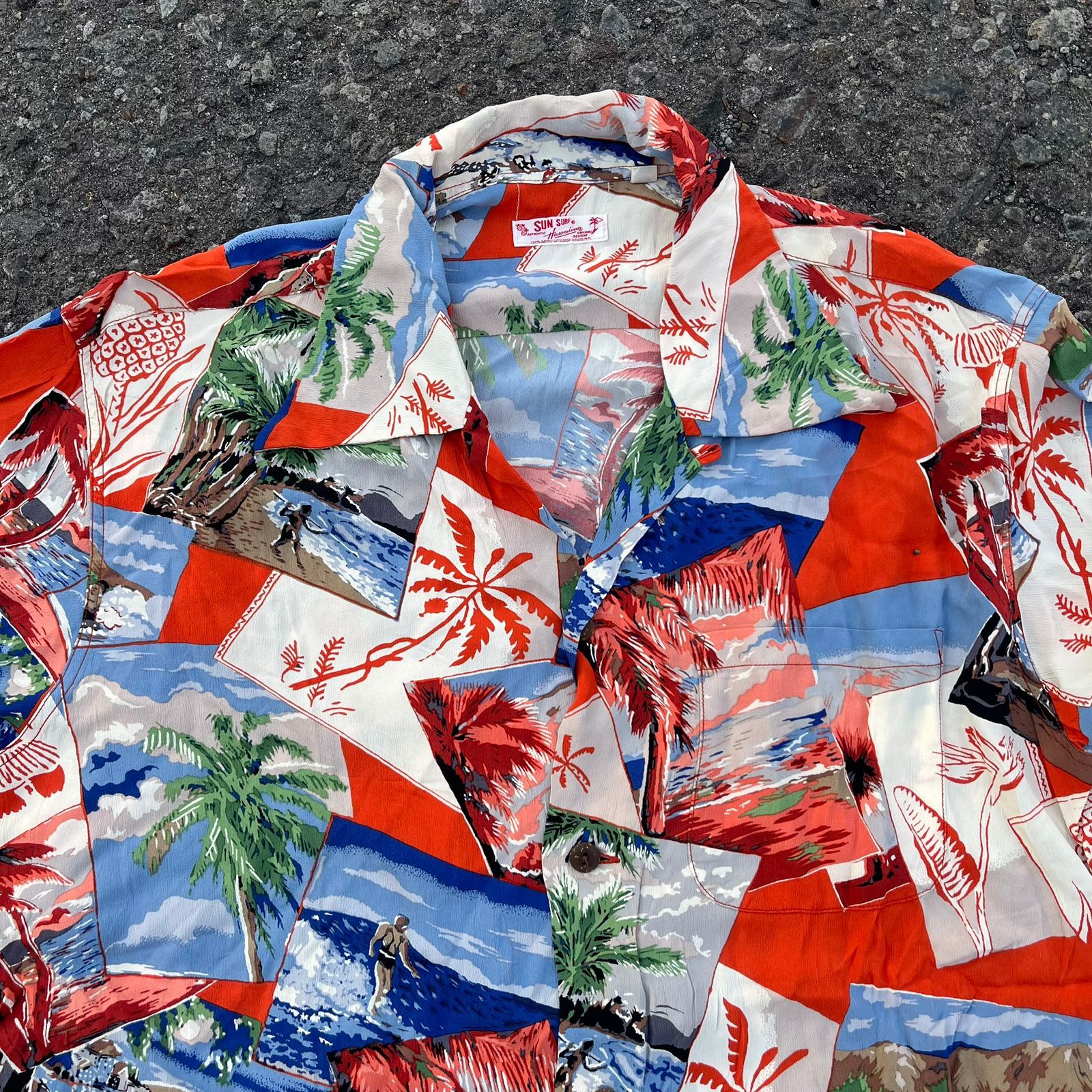 Sun Surf Sun Surf Toyo Enterprises Hawaiian Rayon Shirt Size US L / EU 52-54 / 3 - 2 Thumbnail