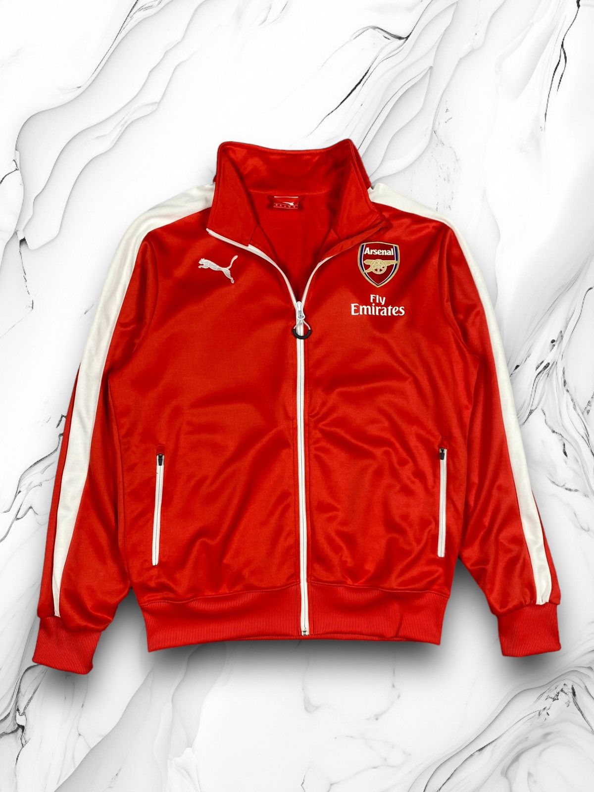 Puma × Vintage Vintage Puma Arsenal 2016 Soccer Jersey Jacket Size US M / EU 48-50 / 2 - 1 Thumbnail