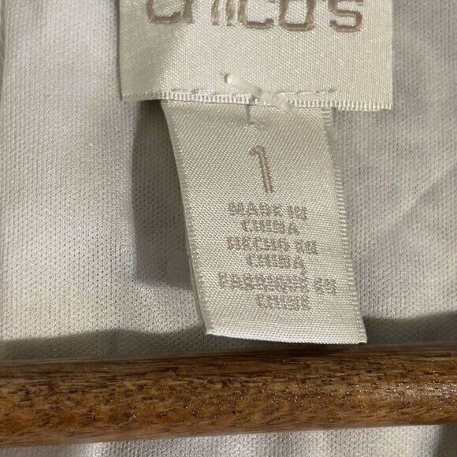Chicos Chico's Dress Knee Length Textured Floral Jacquard Size M 1 Size M / US 6-8 / IT 42-44 - 10 Thumbnail