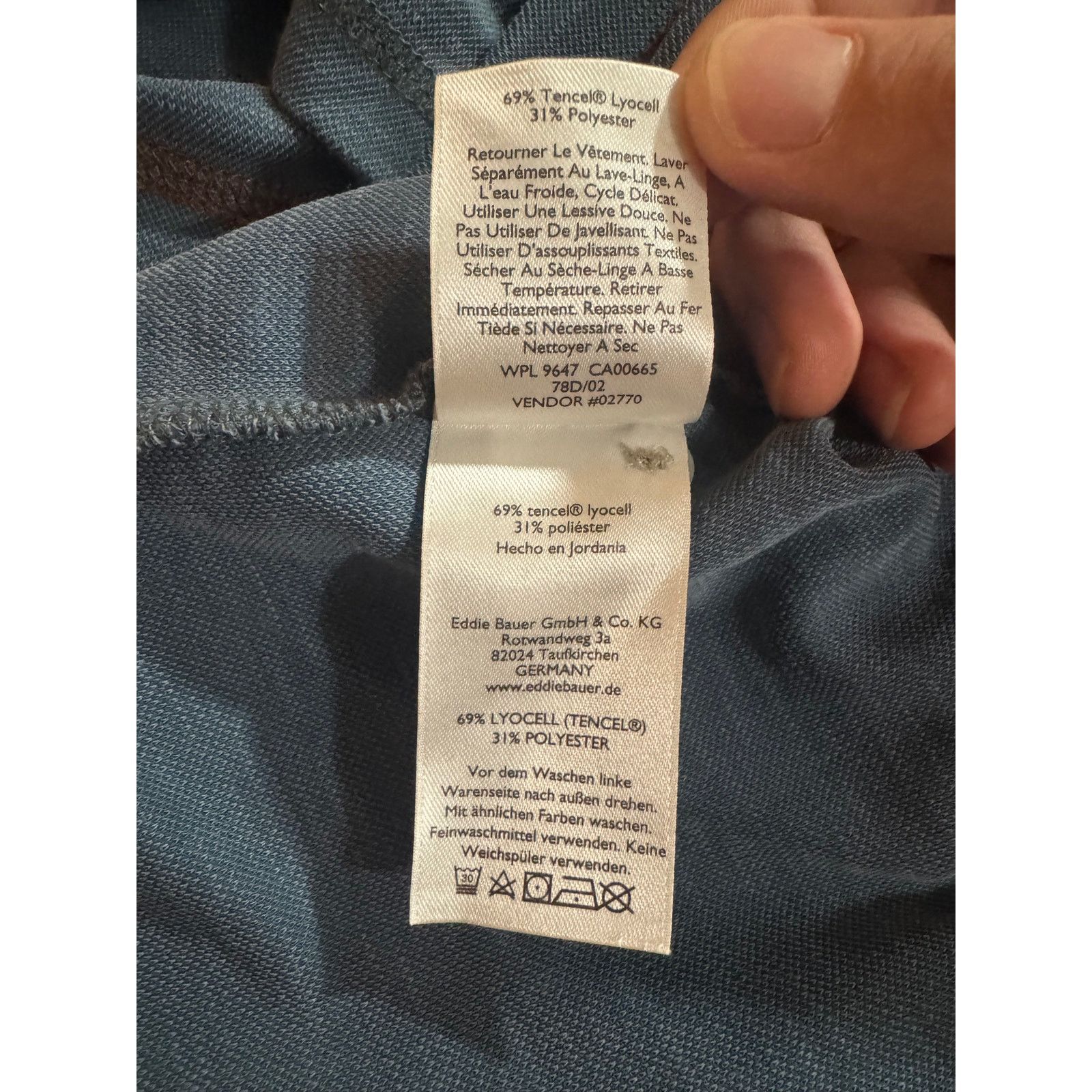Eddie Bauer Eddie Bauer Tencel Lyocell Polo Shirt Men's Large Active Fit Size US L / EU 52-54 / 3 - 5 Thumbnail