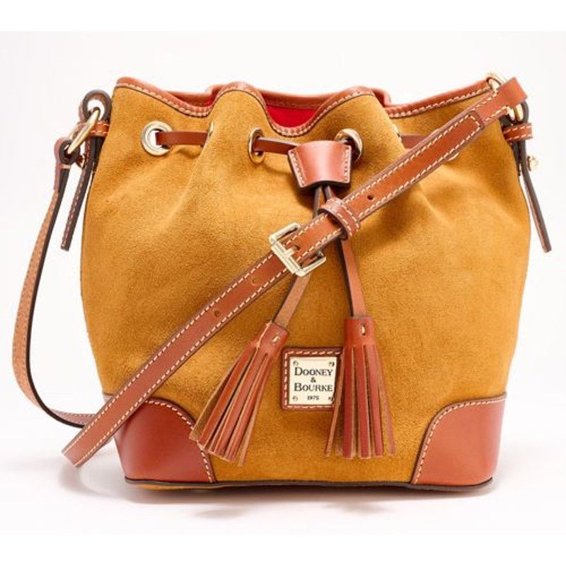 Dooney & Bourke Dooney & Bourke Suede Drawstring Crossbody Bags Black Size ONE SIZE - 17 Thumbnail