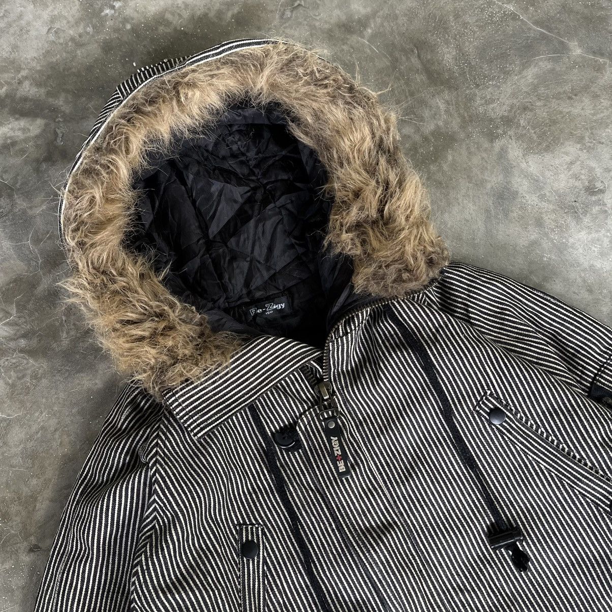 Japanese Brand Be-Zigy Hickory Fur Hoodie Parka Jacket Size US L / EU 52-54 / 3 - 4 Thumbnail