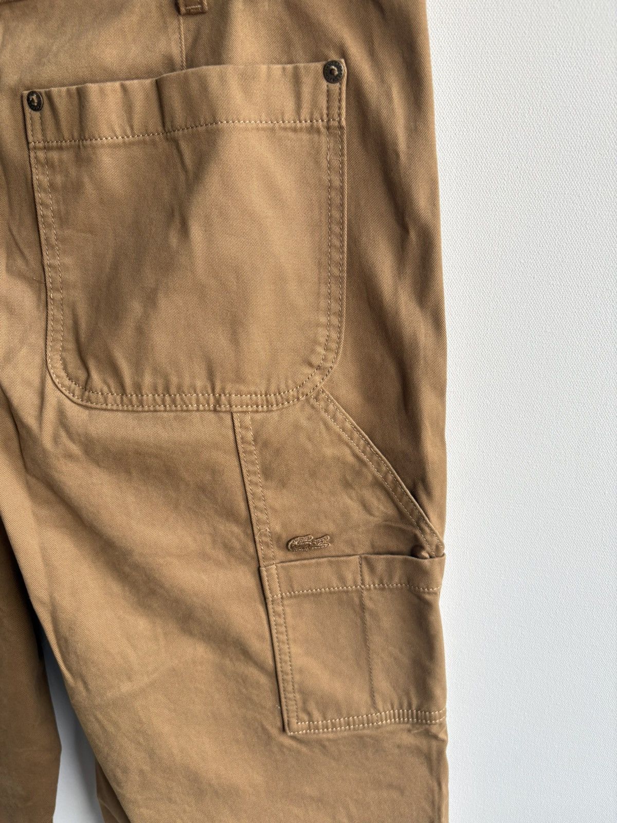 Lacoste Streetwear Hype Lacoste Baggy 34x34 Carpenter Pants Size US 34 / EU 50 - 7 Thumbnail