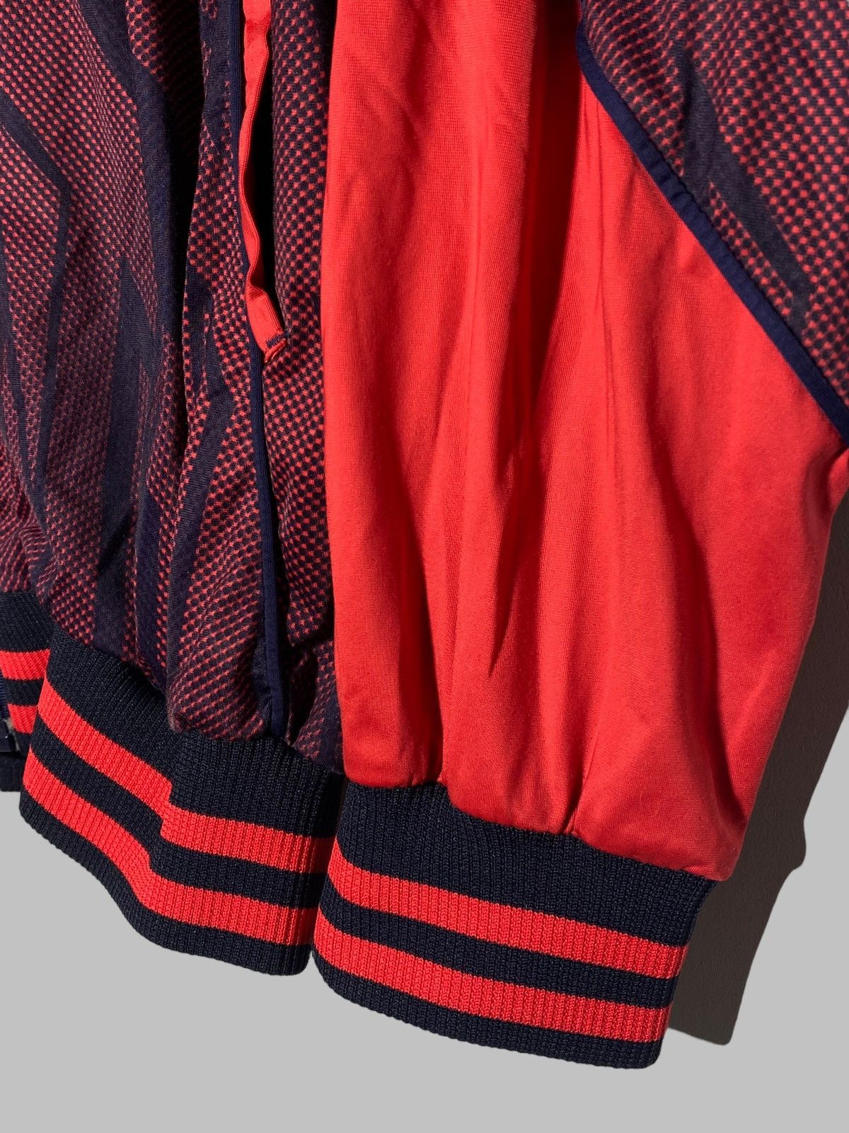 Umbro Vintage 90s Ajax Amsterdam Jacket Red Navy Retro Football Size US XL / EU 56 / 4 - 11 Thumbnail