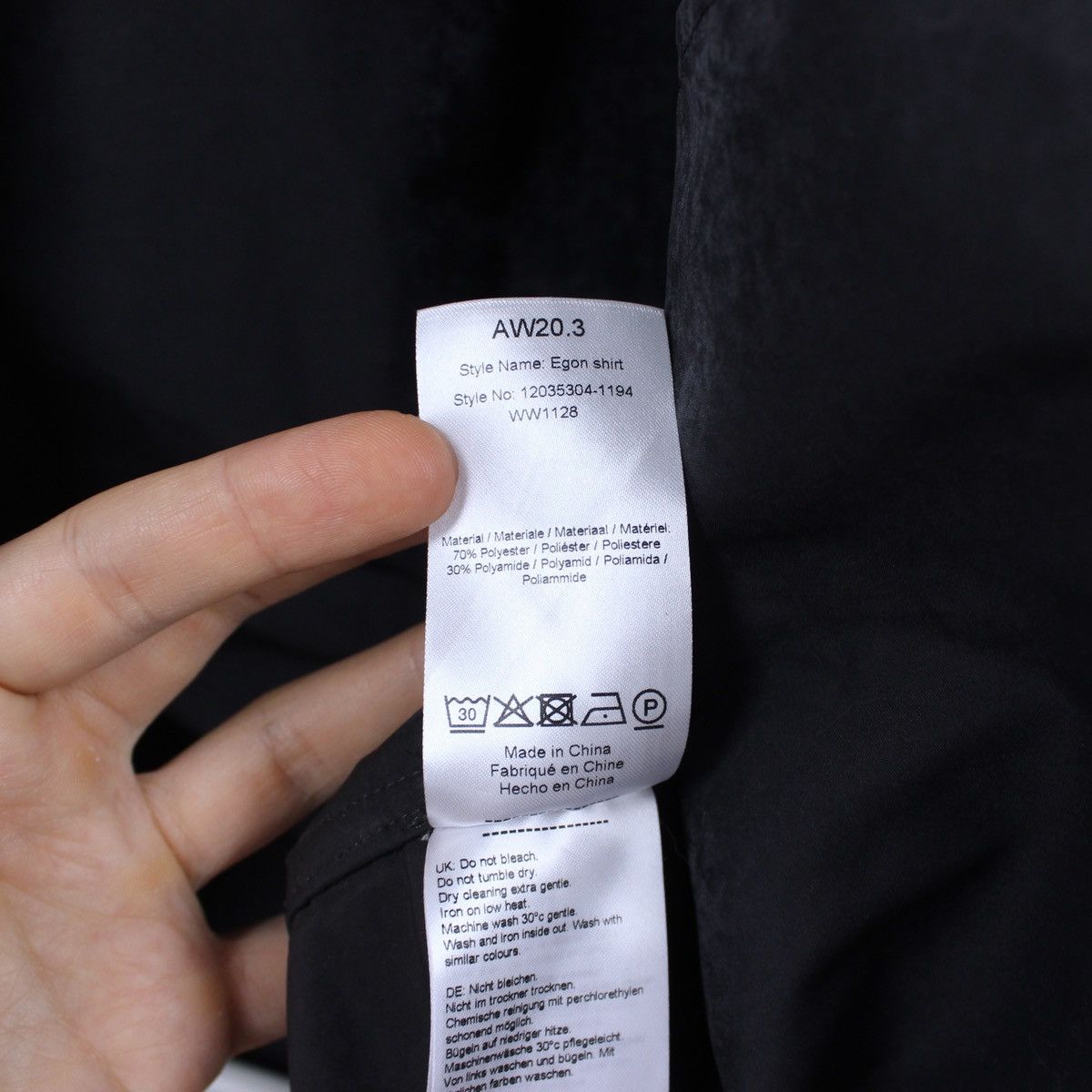 Wood Wood Wood Wood Egon Zip Shirt Jacket Dark Grey Size US L / EU 52-54 / 3 - 9 Thumbnail