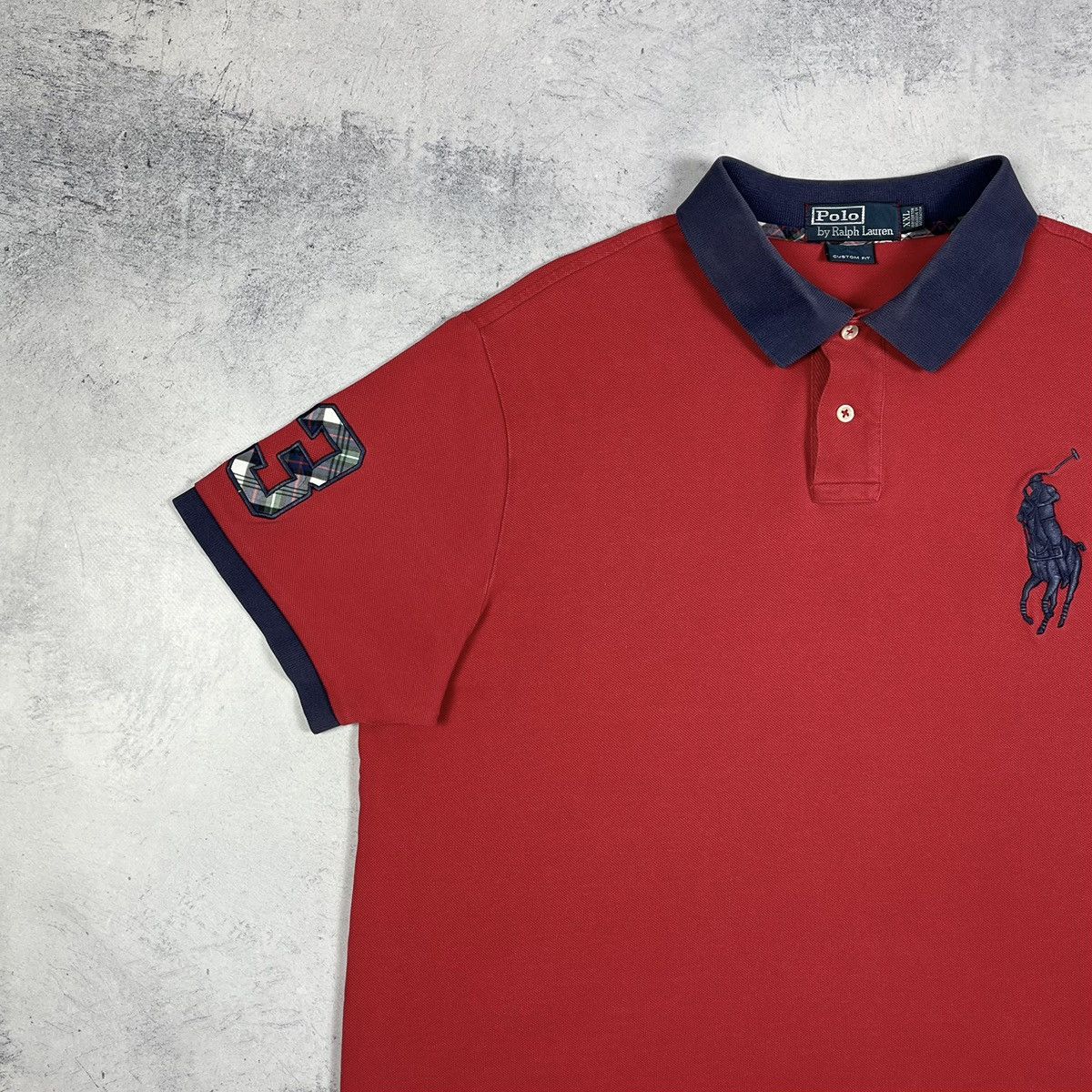 Polo Ralph Lauren Vintage Polo Ralph Lauren 3 Big Logo rugby Polo Shirt 00’s Size US XL / EU 56 / 4 - 6 Thumbnail