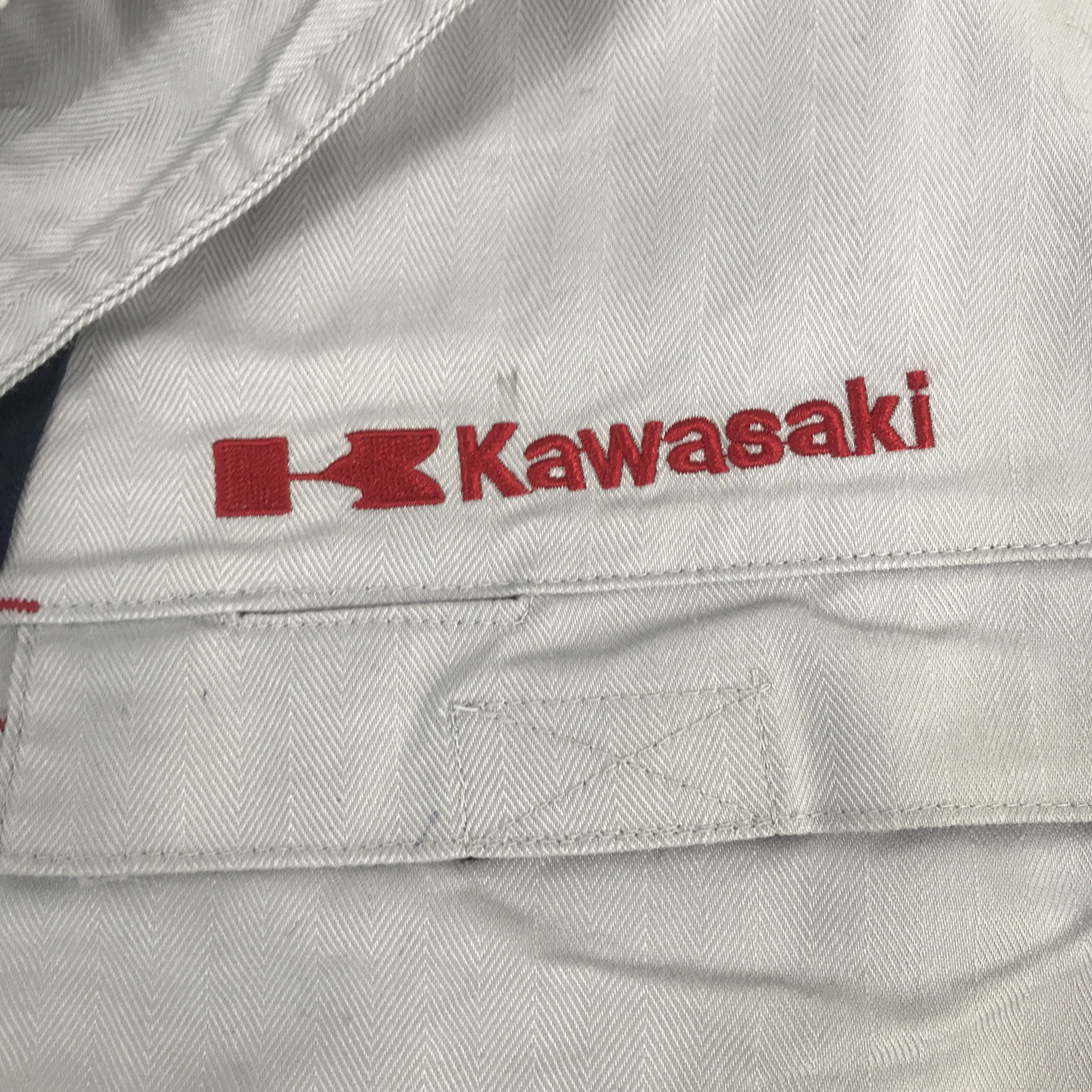Japanese Brand × Vintage Vintage Kawasaki Racing japan uniform Jacket Size US L / EU 52-54 / 3 - 11 Thumbnail