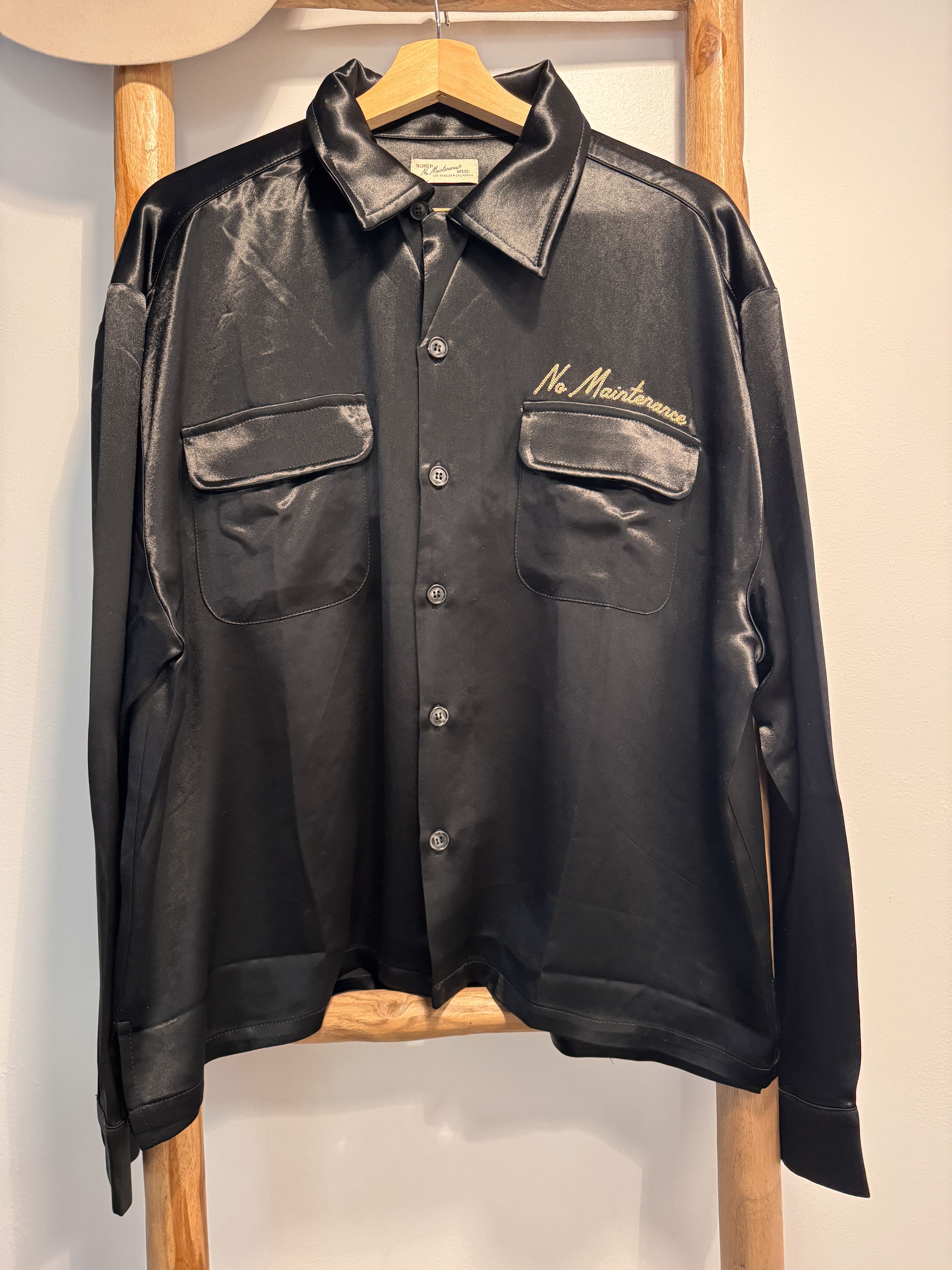 No Maintenance No Maintenance Chain Stich Acetate Shirt Size US L / EU 52-54 / 3 - 3 Thumbnail