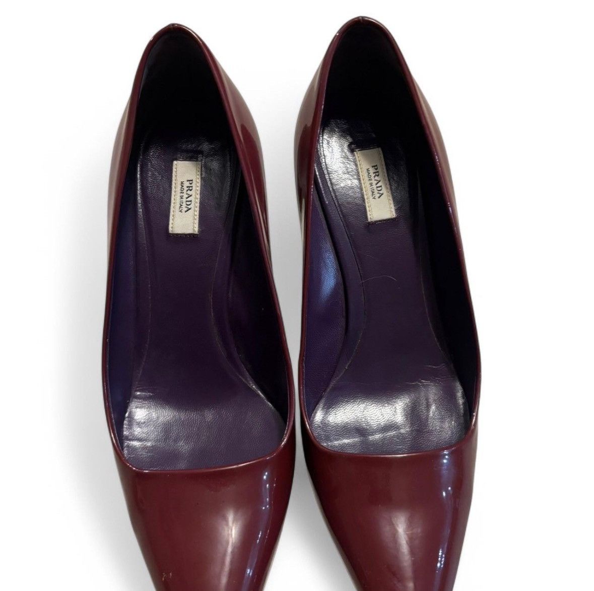 Prada × Vintage vintage red prada heels Size US 4.5 / IT 34.5 - 3 Thumbnail