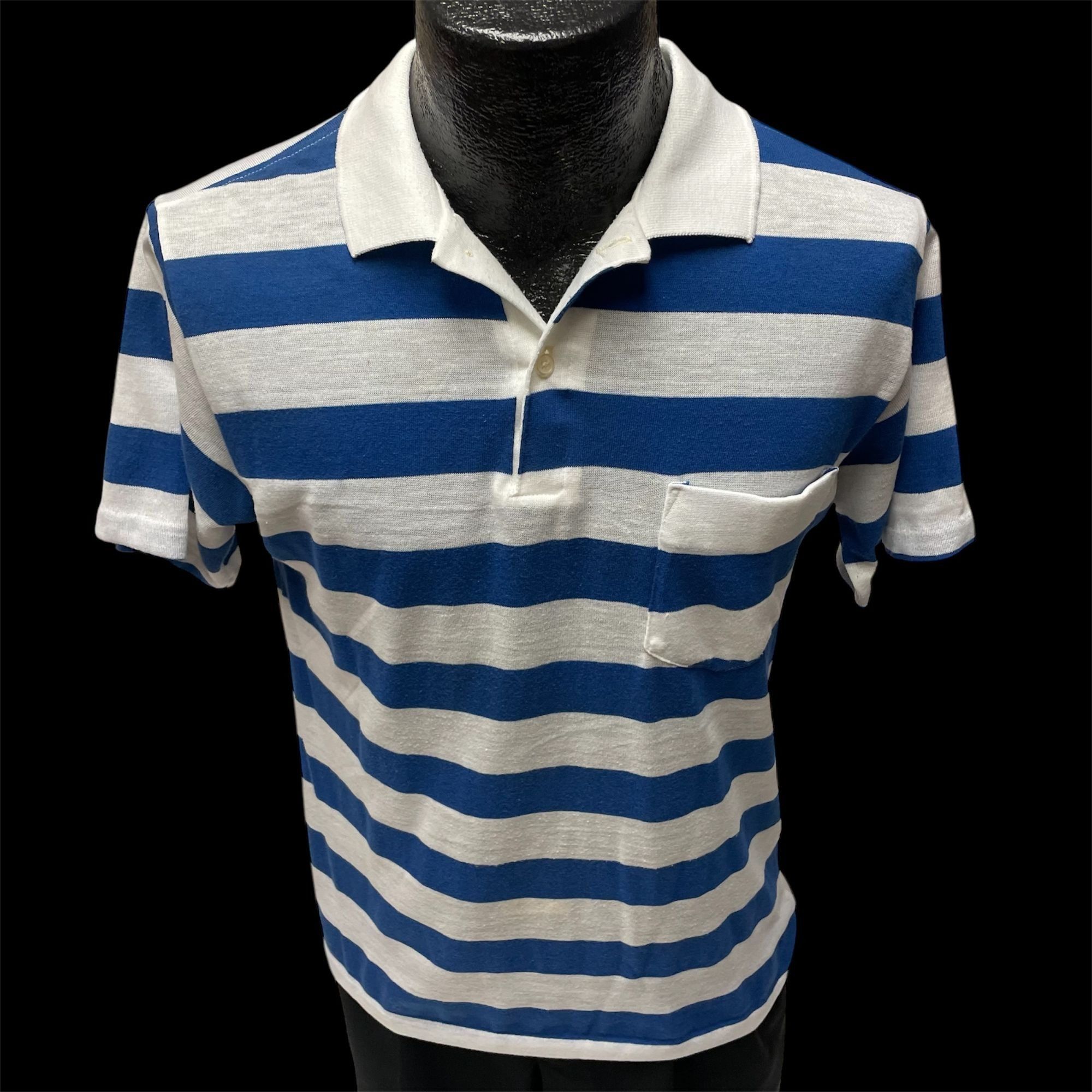 Other Vtg Action Stripe Golf SURFER Ultra Thin Soft Polo Shirt Size US M / EU 48-50 / 2 - 1 Thumbnail