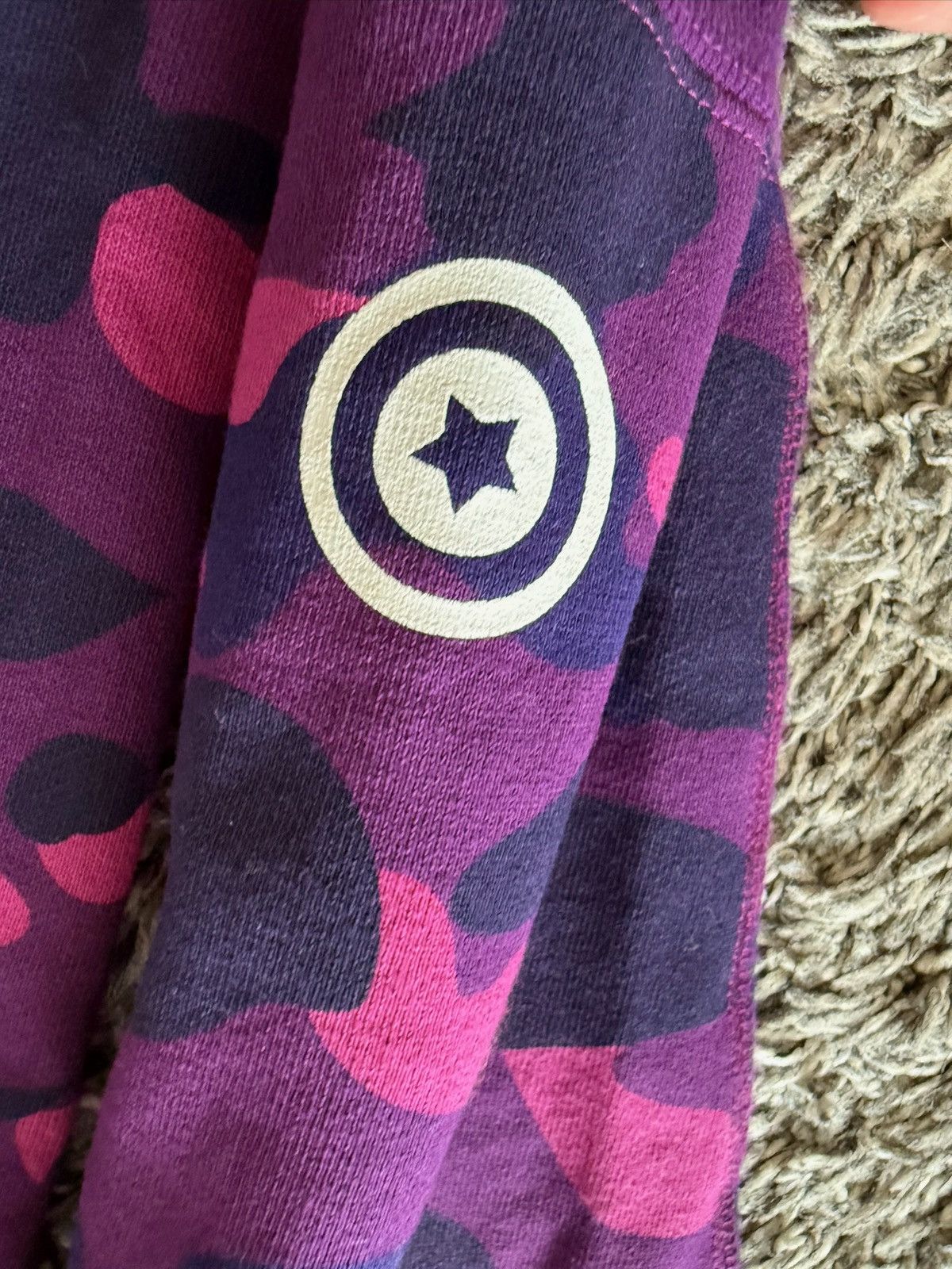 Bape Bape Purple Camo Shark Zip Up Size US S / EU 44-46 / 1 - 4 Thumbnail