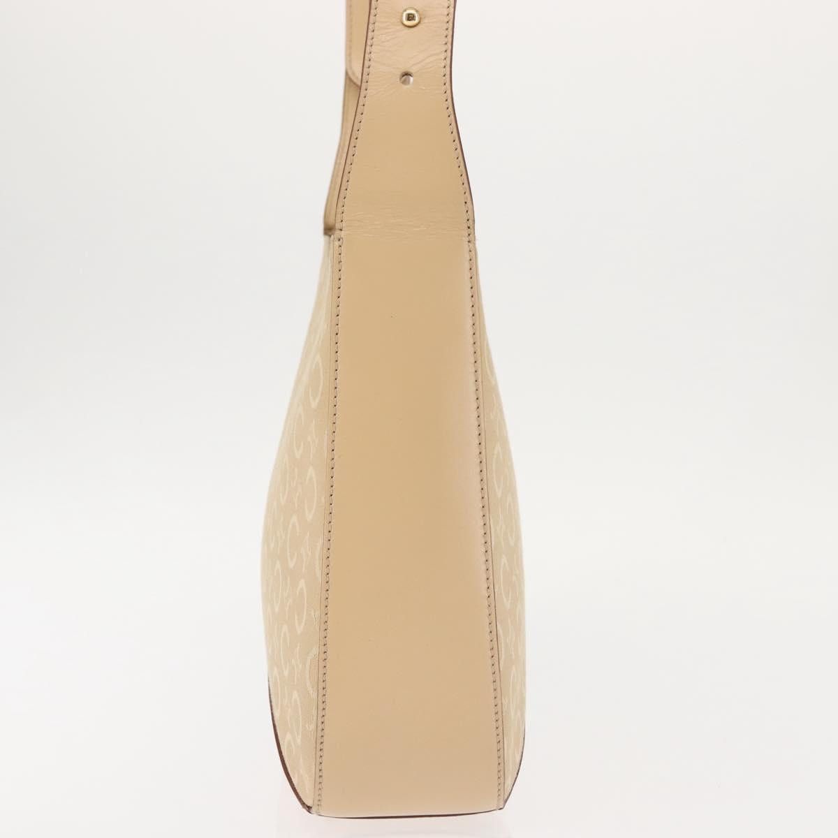 Celine CELINE C Macadam Canvas Shoulder Bag Beige Gold Size ONE SIZE - 5 Thumbnail