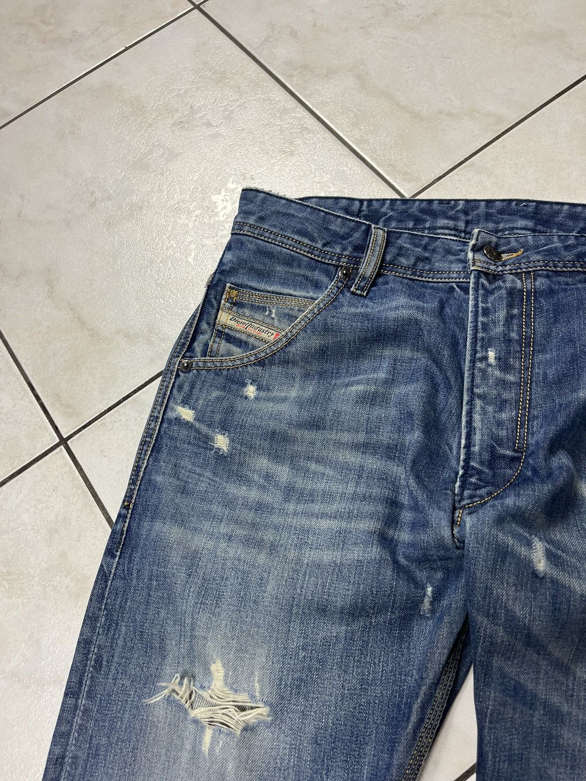 Diesel × Vintage Vintage Diesel krooley y2k distressed denim jeans pants Size US 30 / EU 46 - 7 Thumbnail