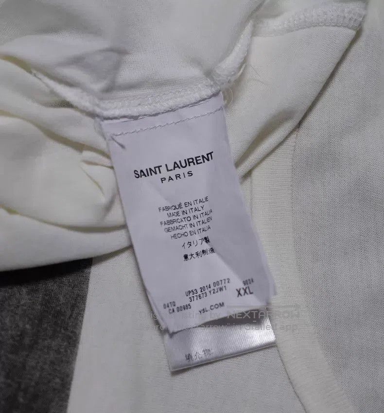 Saint Laurent Paris Saint Laurent Paris Ivory explosion head floral print T-sh Size US XXL / EU 58 / 5 - 7 Thumbnail