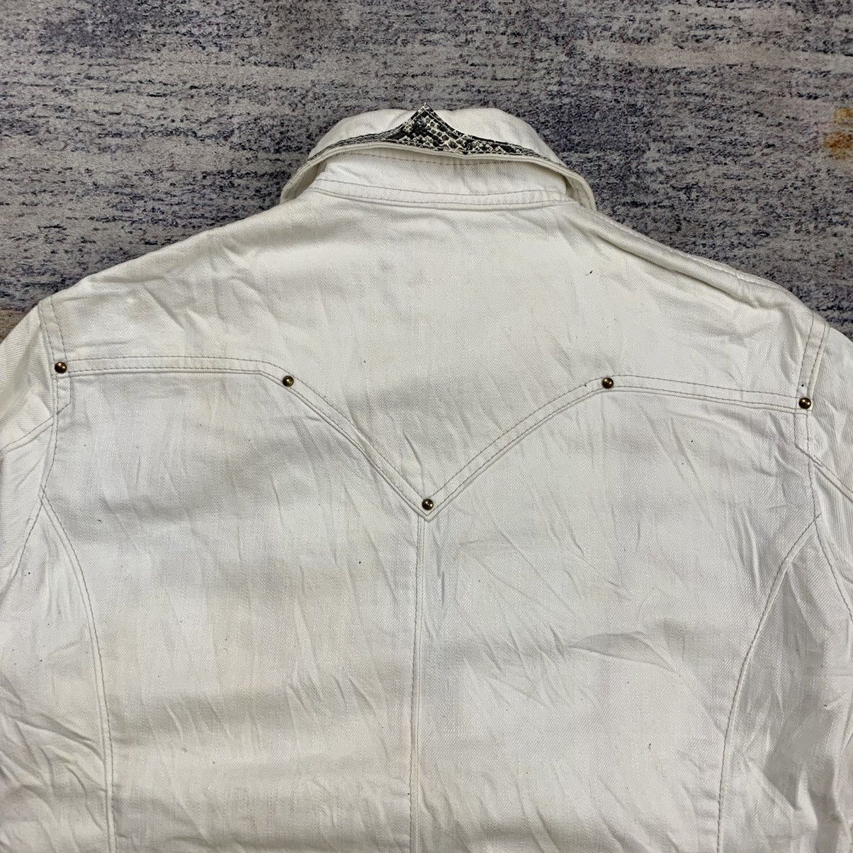 HIDEAWAYS Hideaway nicole mix synthetic leather python pattern jacket Size US M / EU 48-50 / 2 - 10 Thumbnail