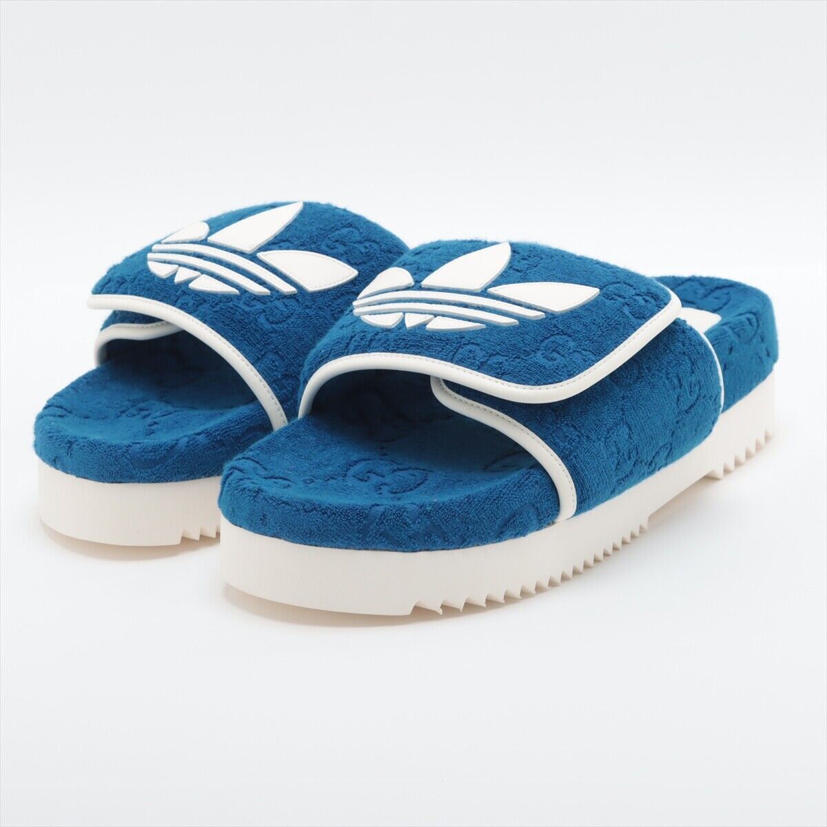 Adidas terry cloth slides sales