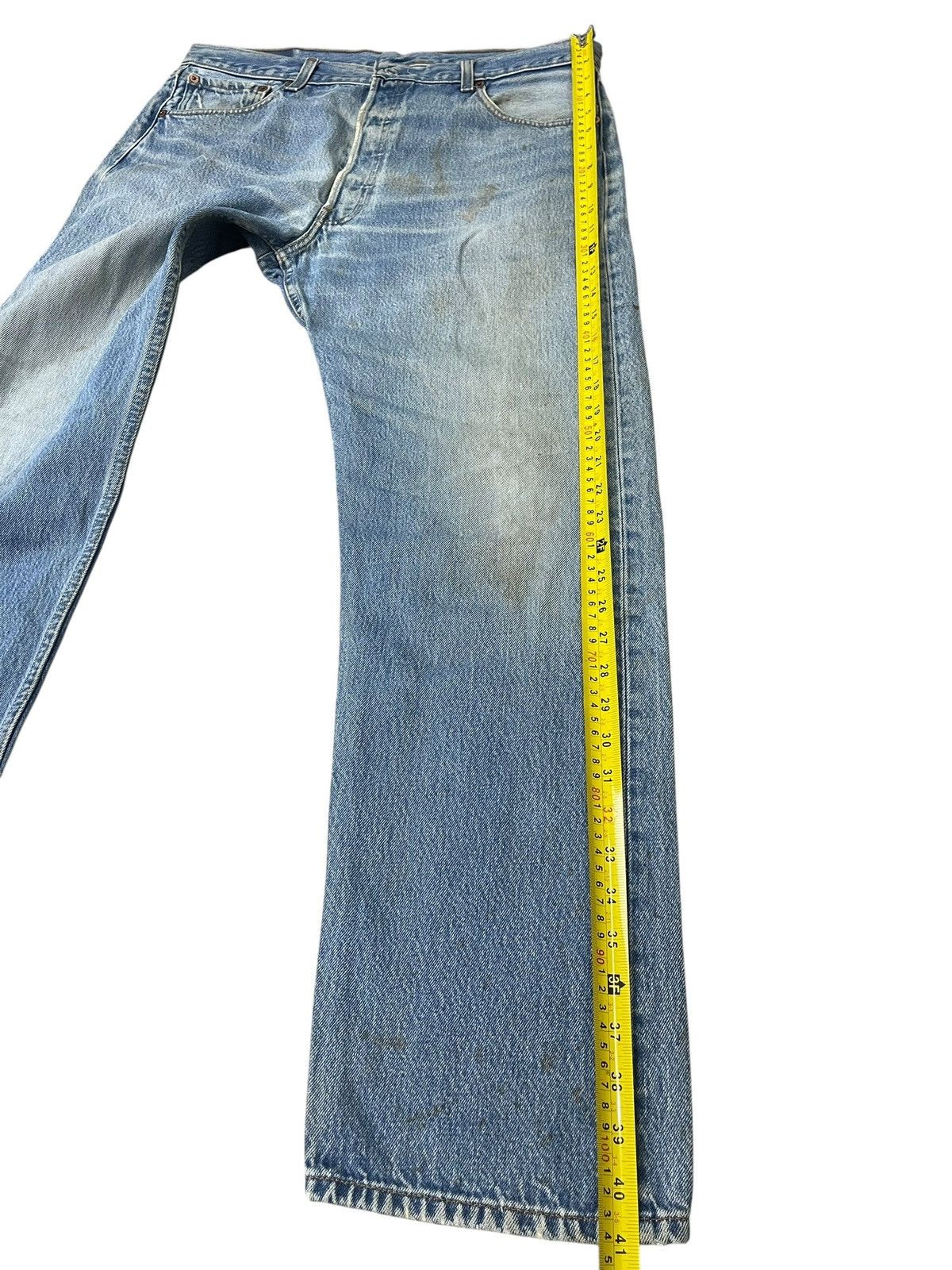Levi's Vintage Levi’s 501 Jeans Faded Distressed Streetwear Size US 36 / EU 52 - 7 Thumbnail