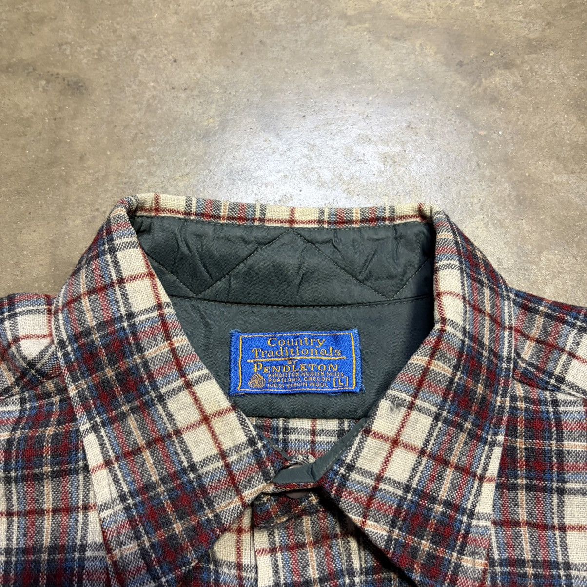 Pendleton Vintage Pendleton Plaid Flannel Shirt Virgin Wool Western Size US L / EU 52-54 / 3 - 15 Thumbnail