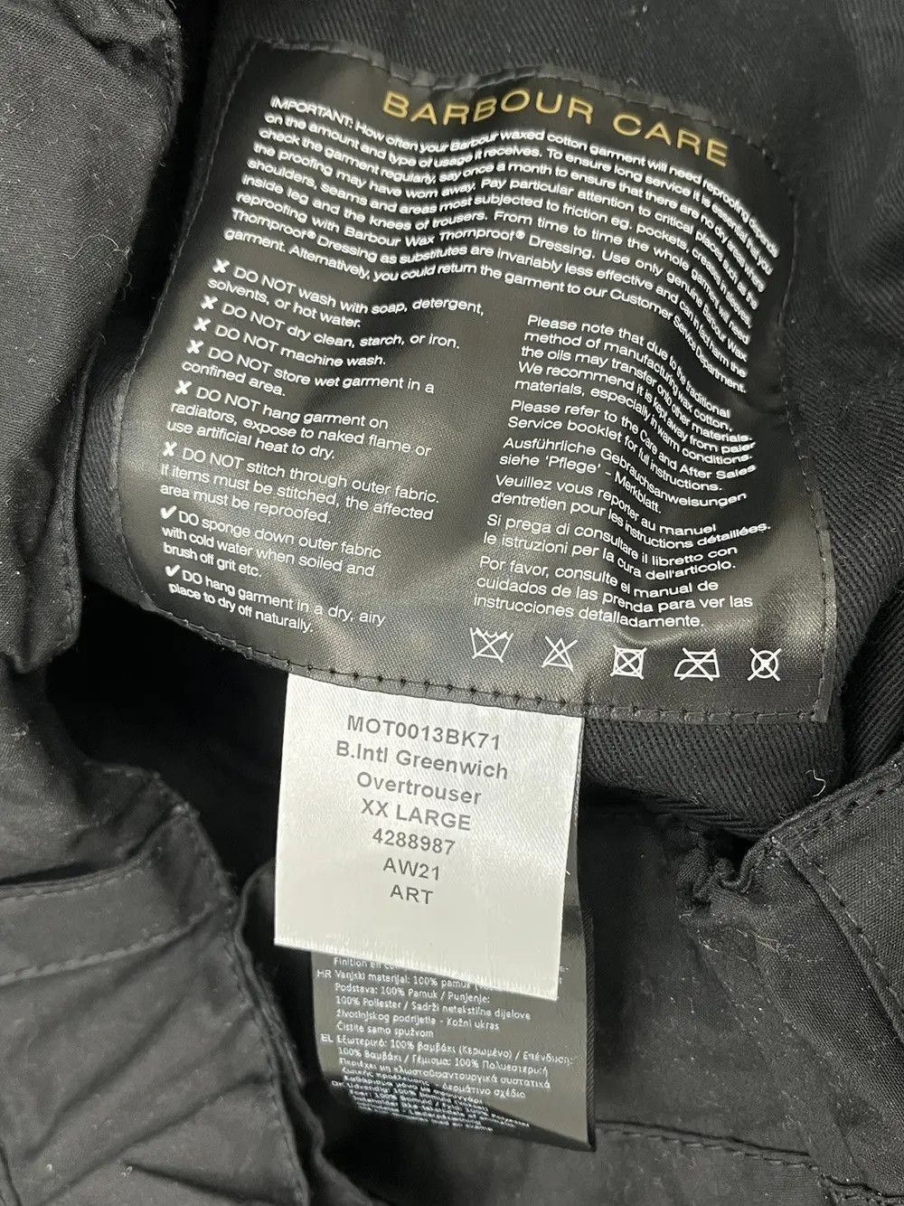 Barbour × Engineered Garments Barbour X Engineered Garments Greenwich Wax Over Trousers Size US 36 / EU 52 - 5 Thumbnail