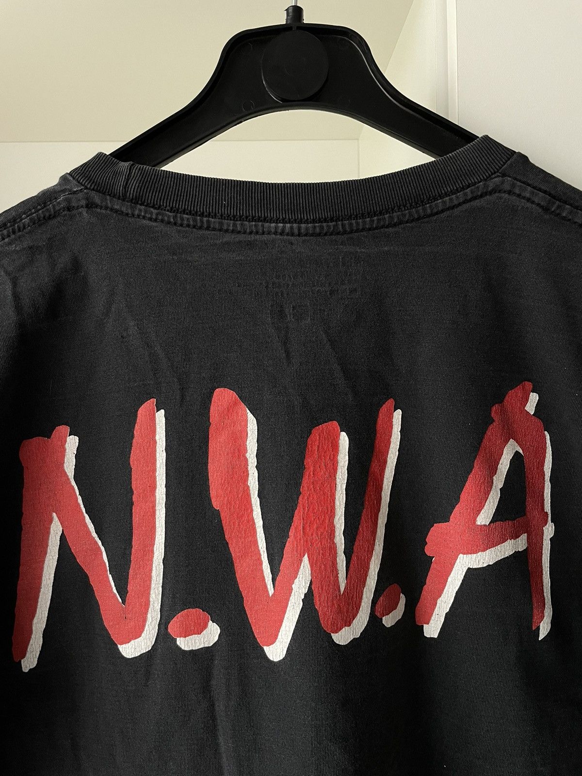 Rap Tees × Vintage N.W.A Straight Outta Compton 00’s Vintage T-Shirt Rap Black Size US M / EU 48-50 / 2 - 8 Thumbnail