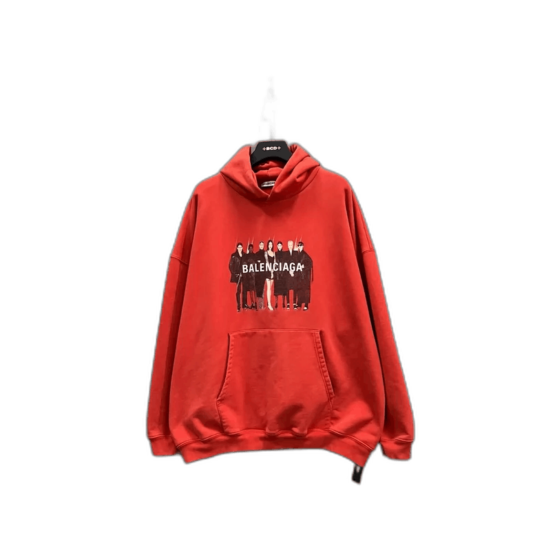 Balenciaga Balenciaga Band Hooded Sweatshirt XL Size US XL / EU 56 / 4 - 1 Thumbnail