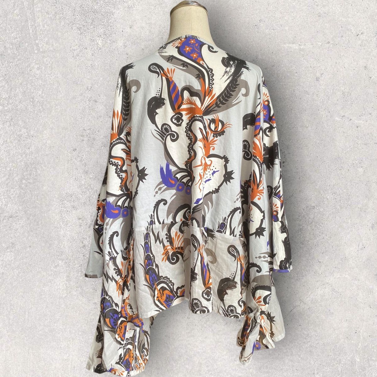 Vivienne Westwood Anglomania Paisley Oversize Blouse Size XS / US 0-2 / IT 36-38 - 5 Thumbnail