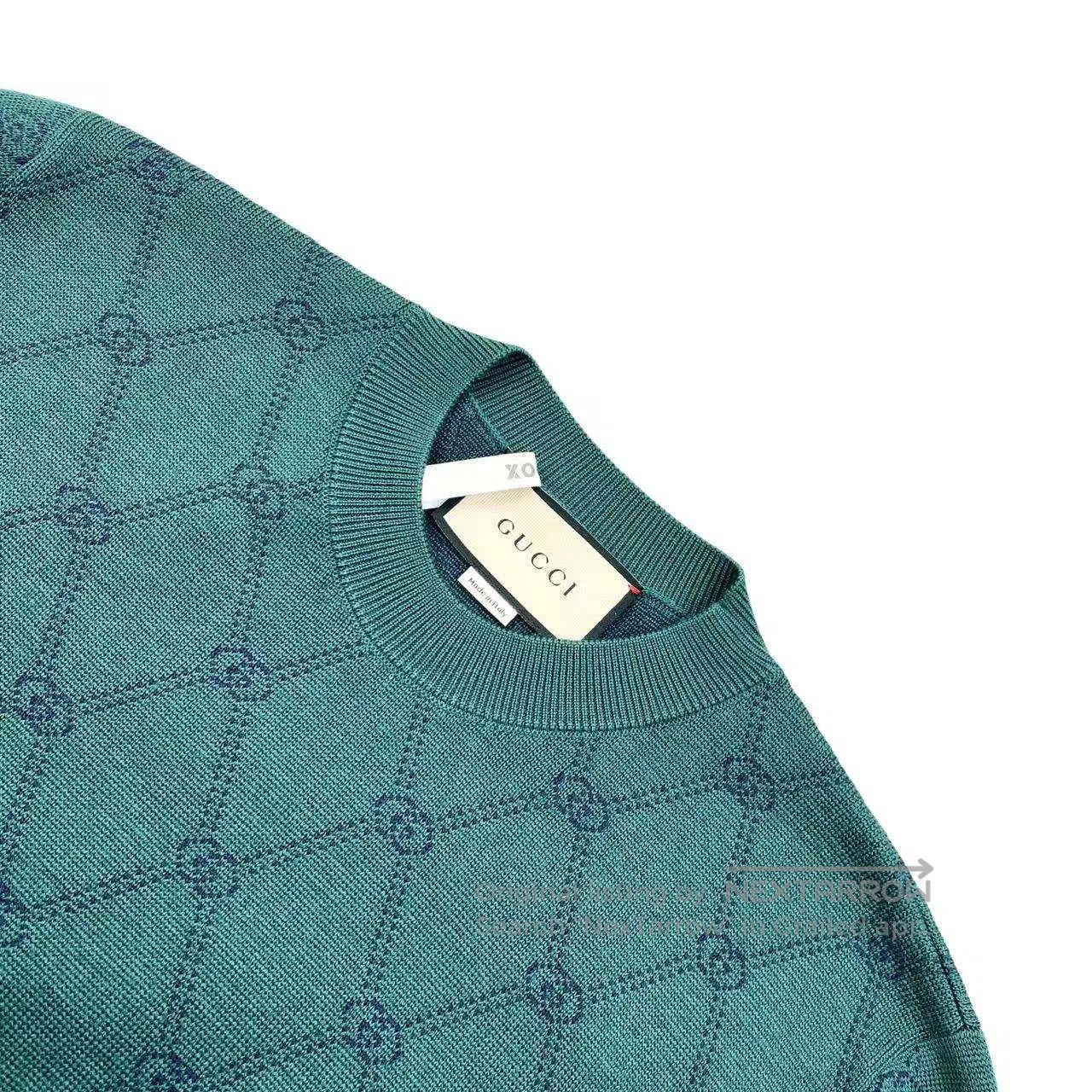 Gucci Guicci Double G full print crewneck sweater| Size S / US 4 / IT 40 - 3 Thumbnail