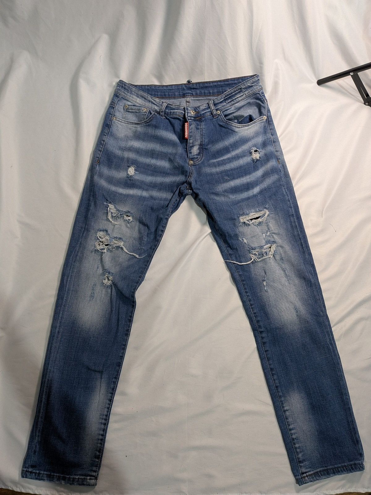 Dsquared2 Dsquared2 Slim Distressed Jeans Fits W32 L32 Denim Size US 32 / EU 48 - 2 Thumbnail