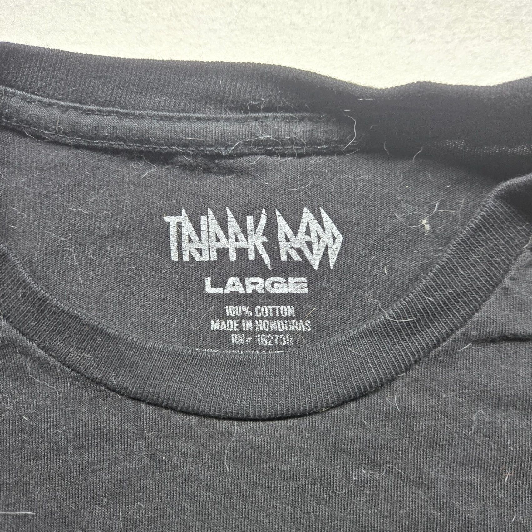 Vintage Tripple Redd Shirt Men L Black Graphic Print Crew Neck 90s Hip Hop Designer T-Shirt Size US L / EU 52-54 / 3 - 3 Thumbnail